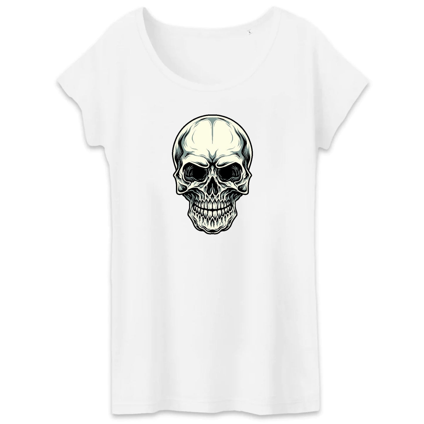 T shirt Femme Tête de Mort horreur