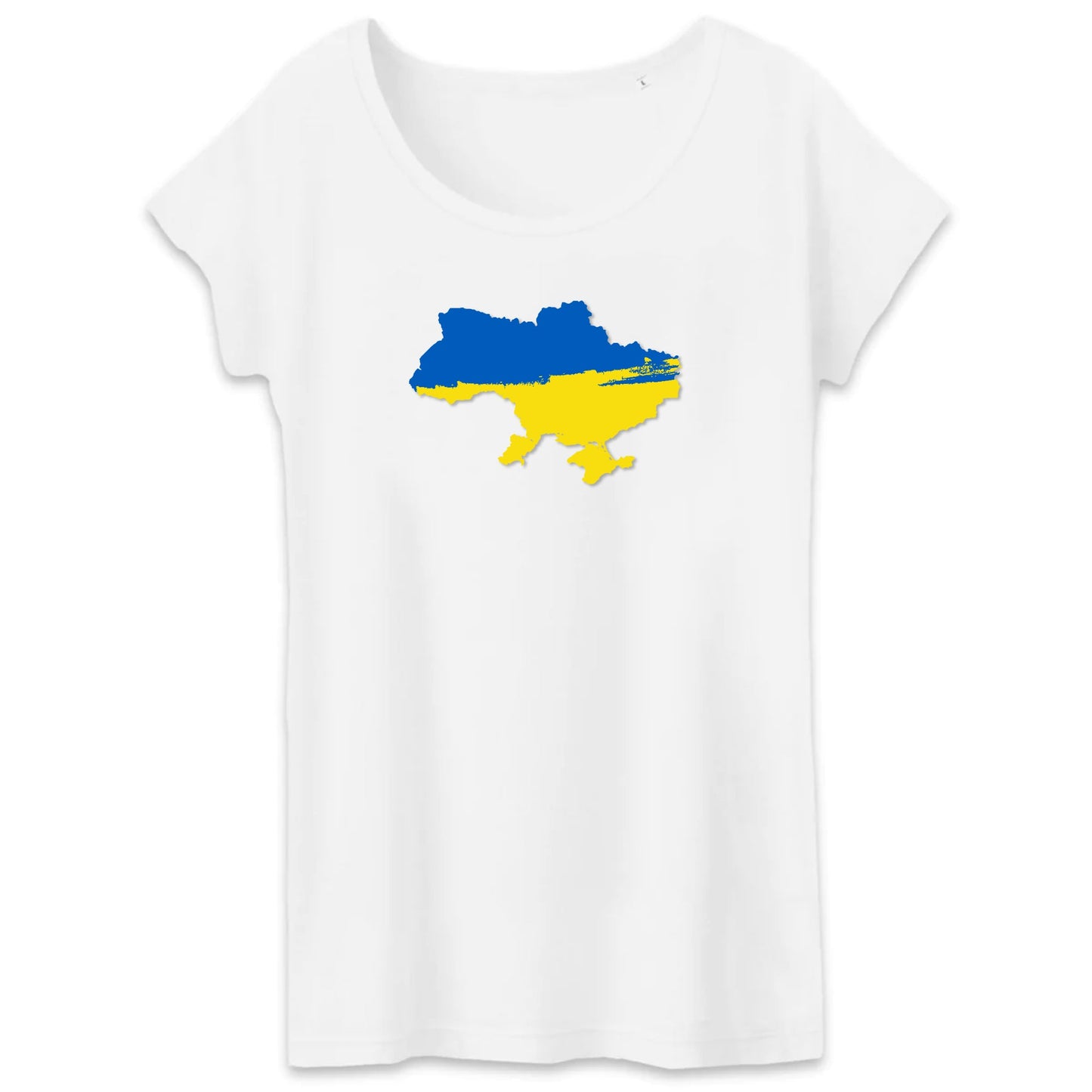 T shirt Femme Ukraine carte