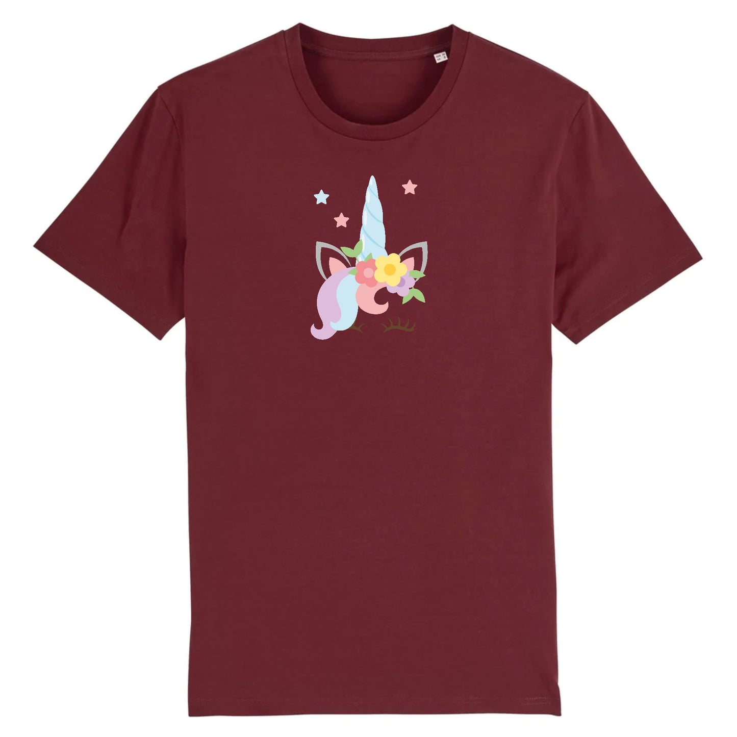 T shirt Licorne avec fleurs