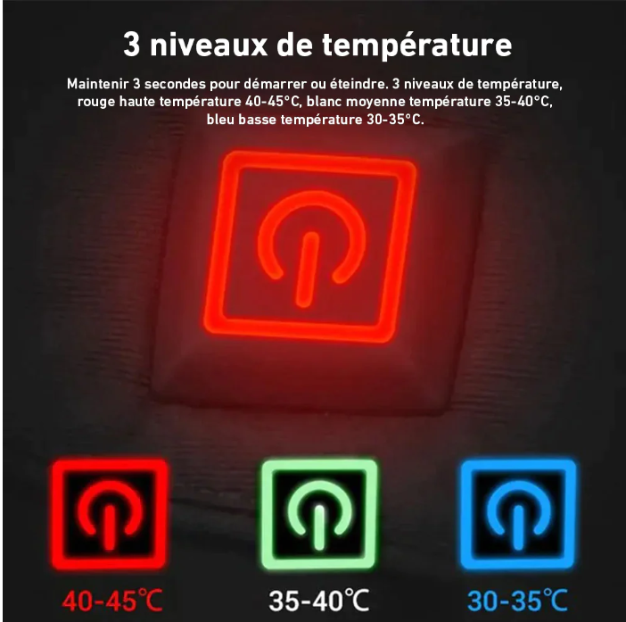 Gants Chauffants Avec 2 Batteries Offertes