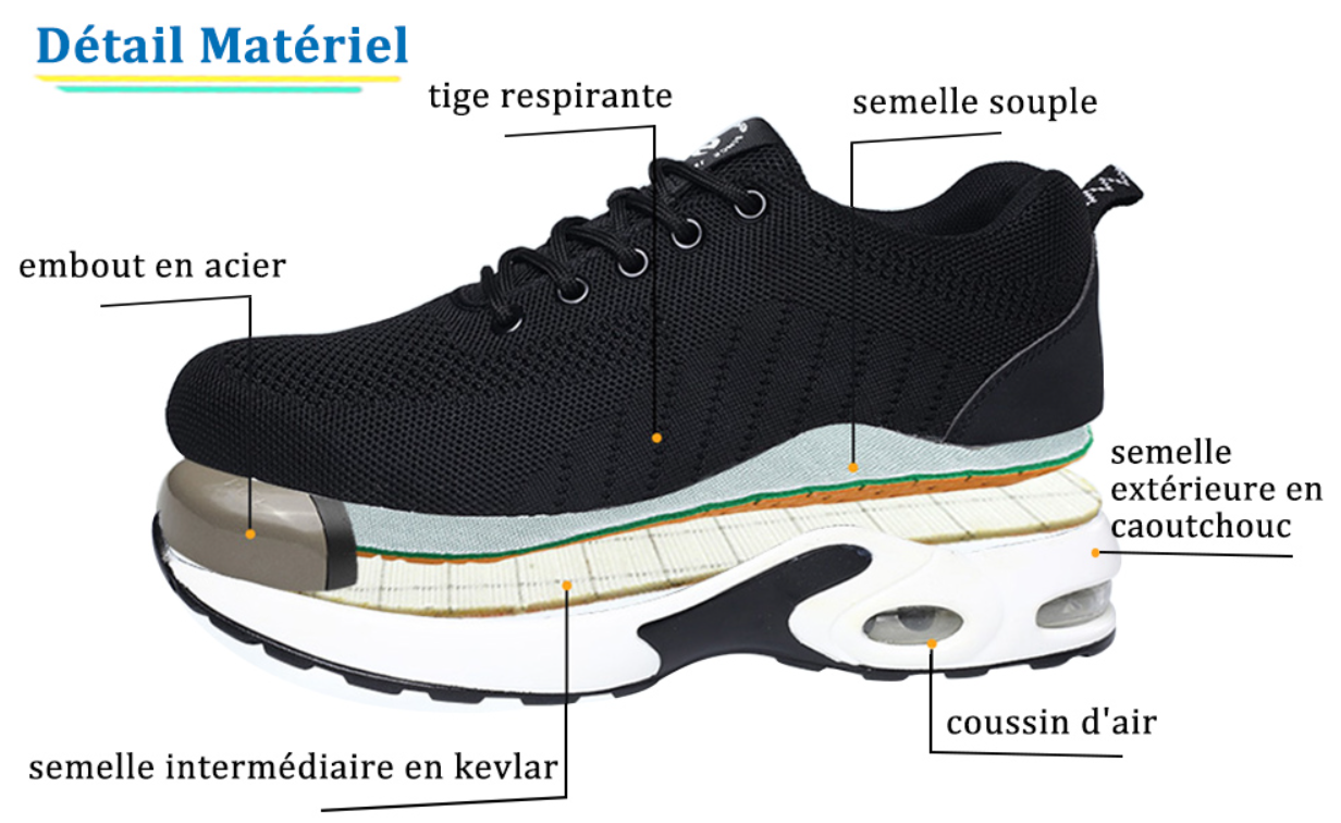 chaussure de sécurité femme