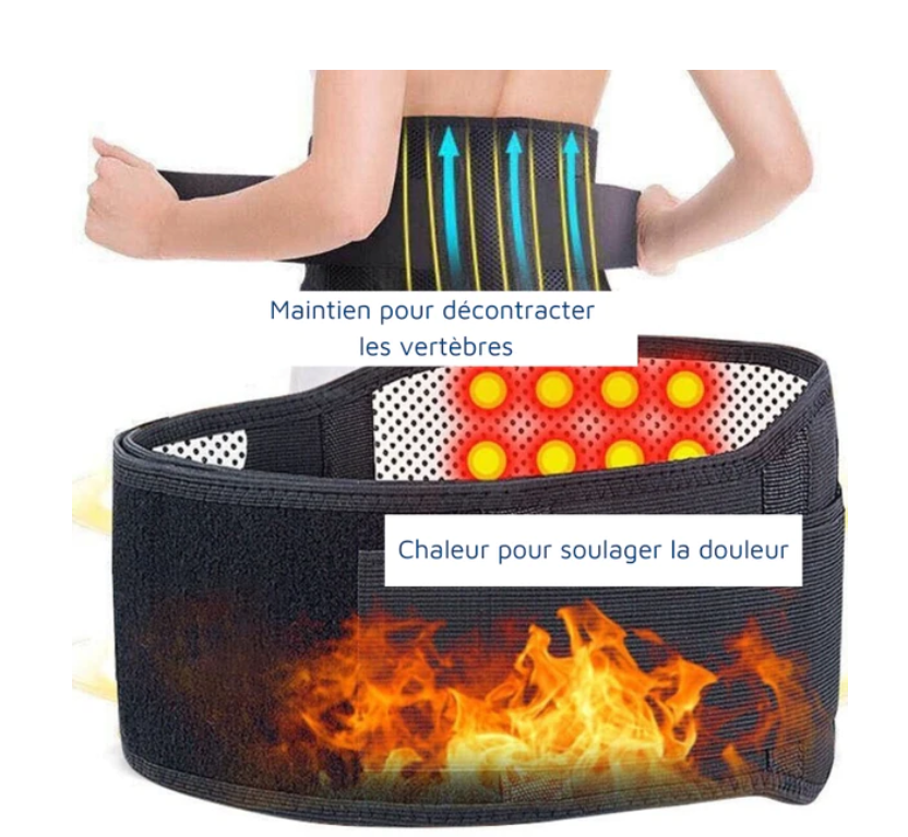 Ceinture Lombaire Chauffante 18 Aimants