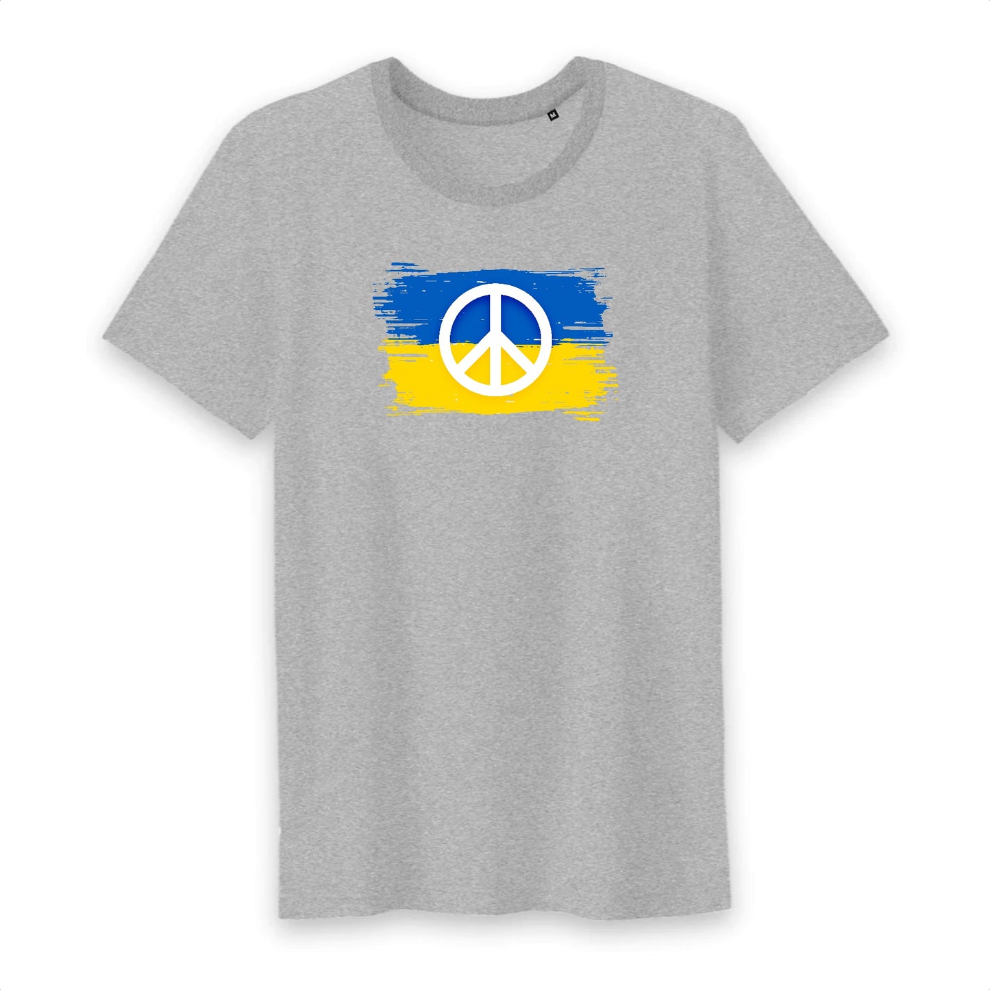 T shirt homme col rond Ukraine Symbole de Paix