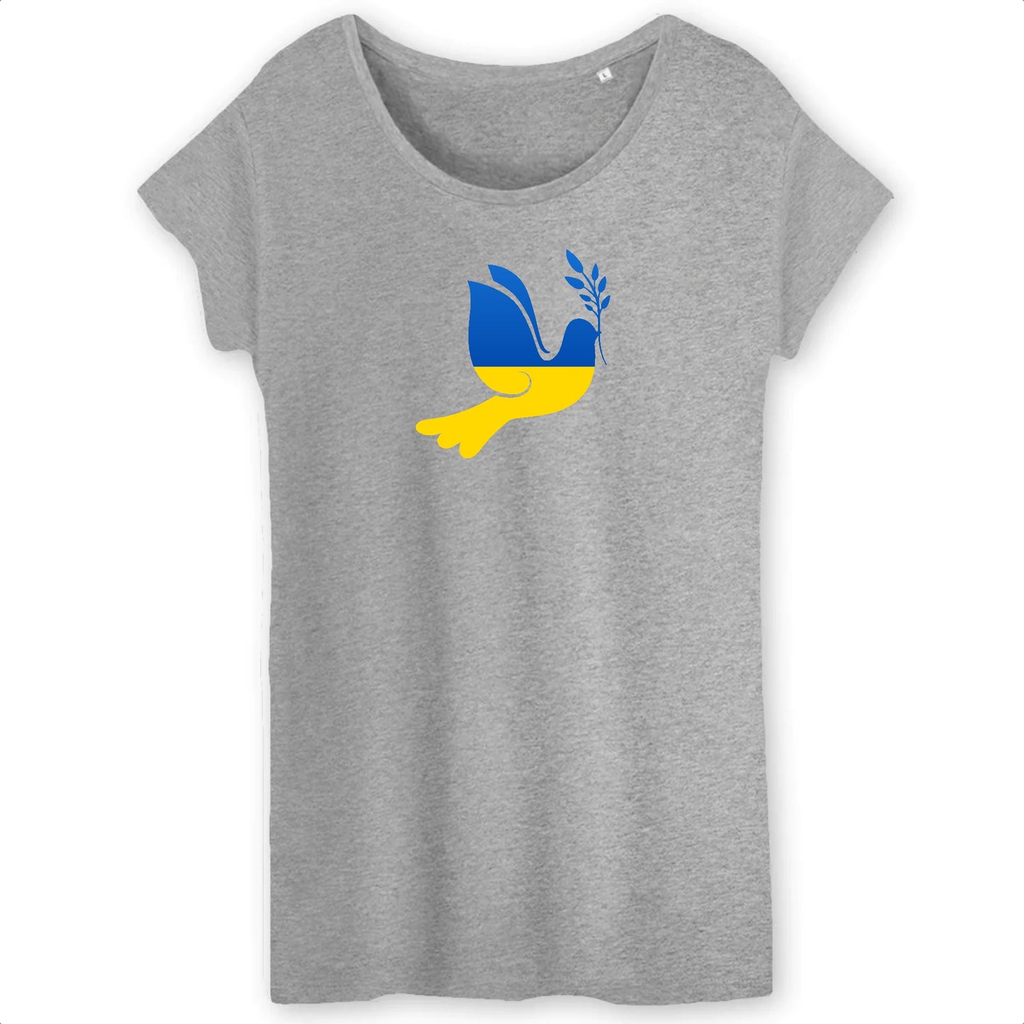 T shirt Femme Ukraine Colombe de la Paix