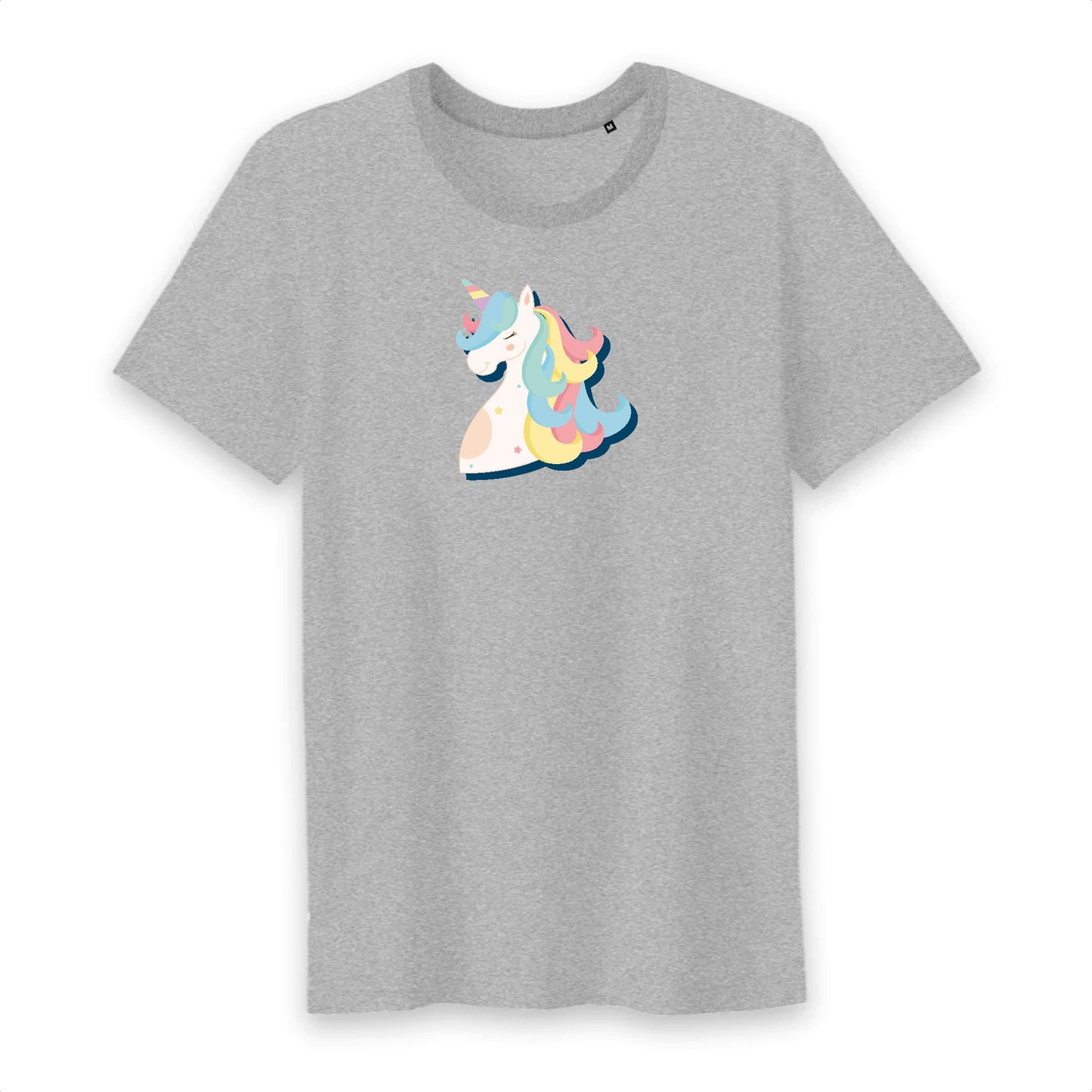 T shirt homme col rond Licorne magique
