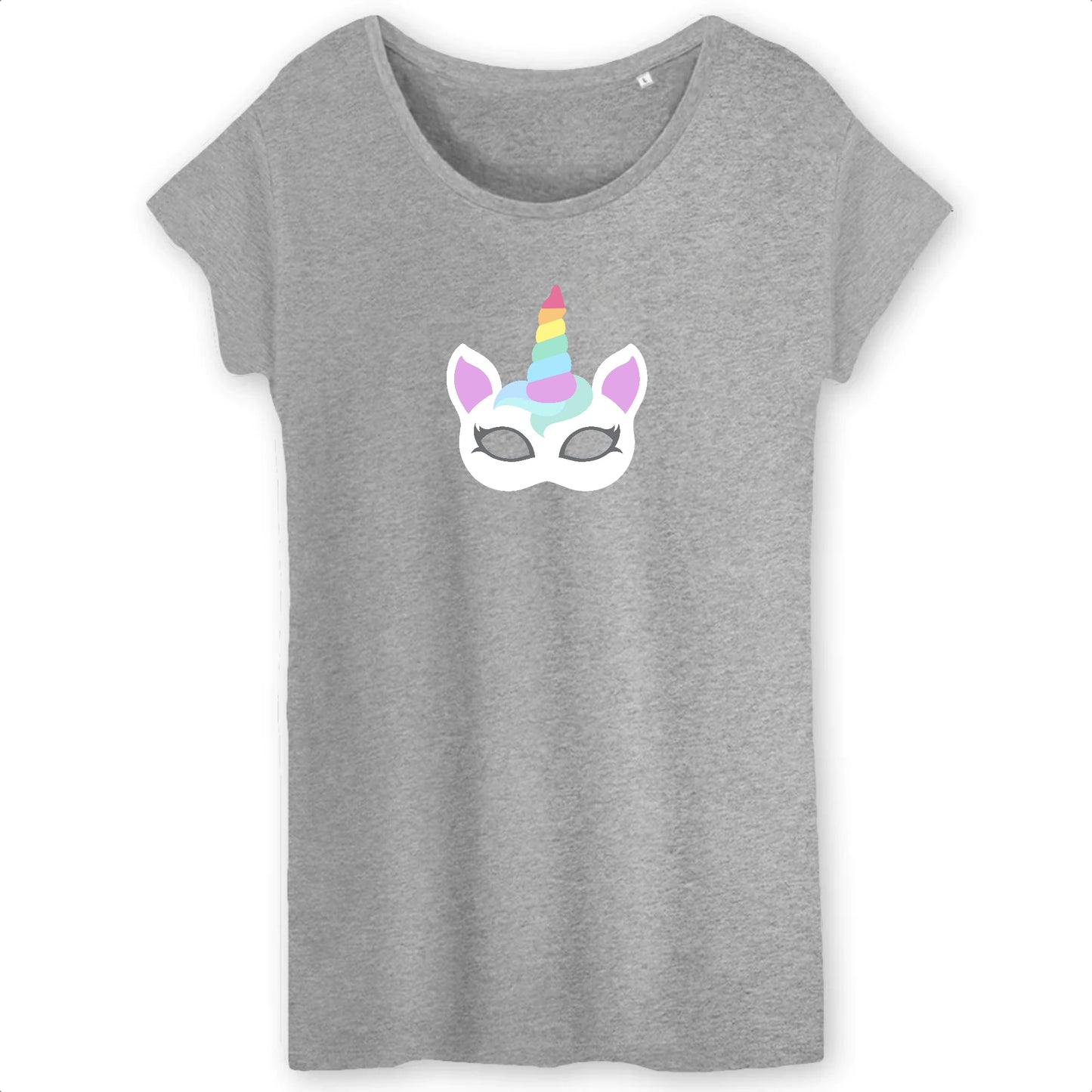 T shirt Femme Licorne masque