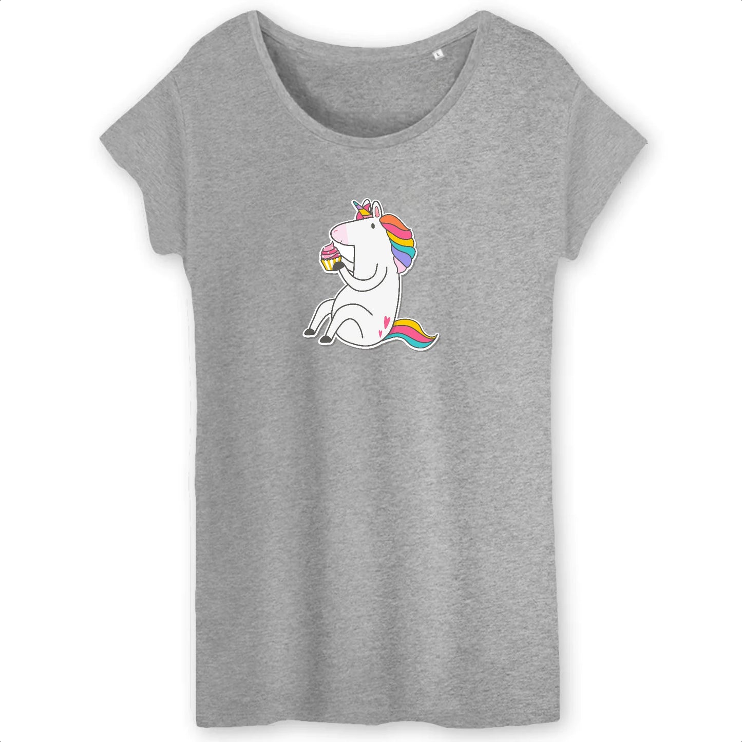 T shirt Femme Licorne s'assoit