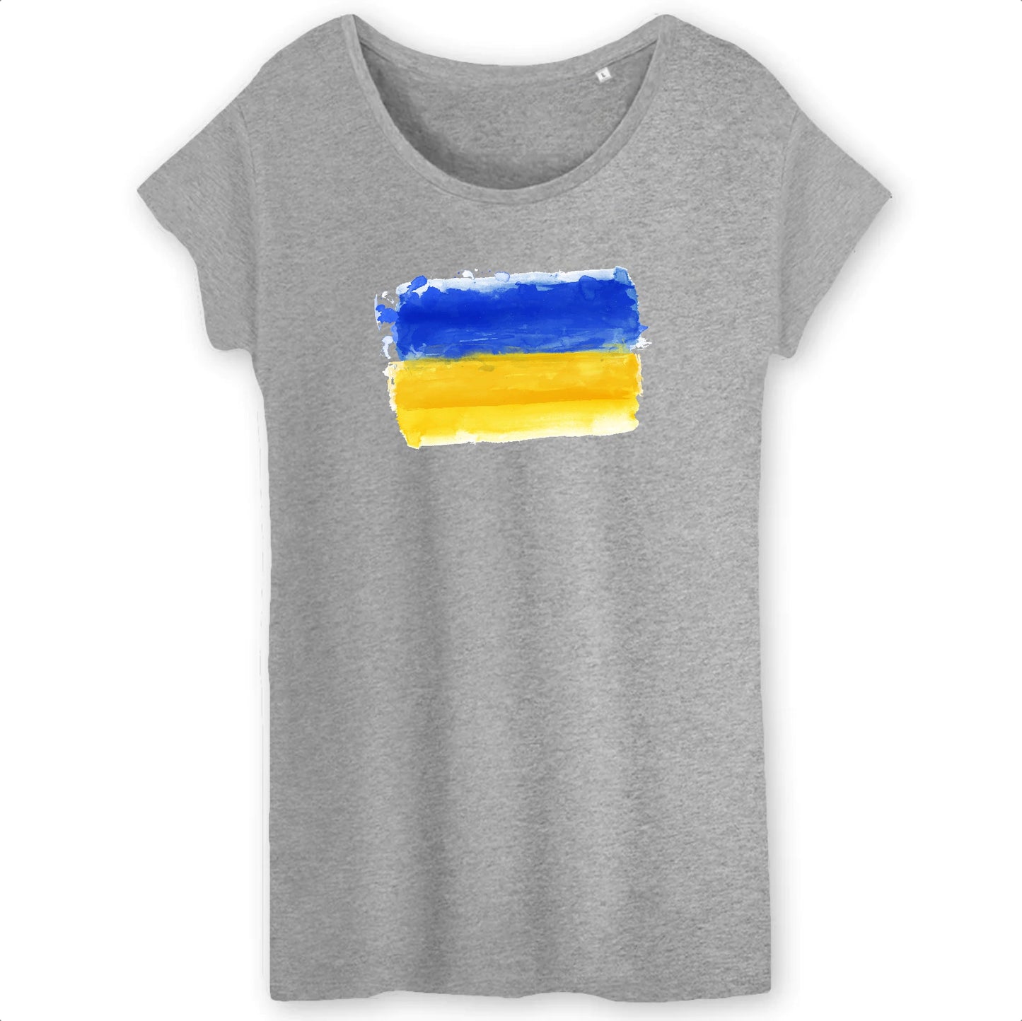 T shirt Femme Ukraine Drapeau