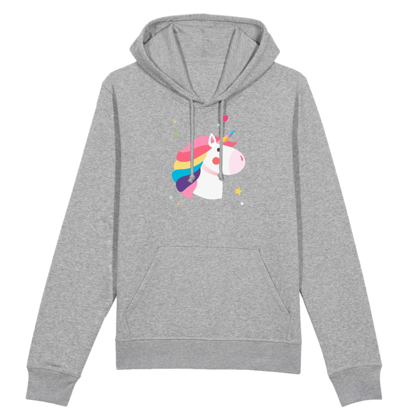 Sweat à capuche Tête de licorne