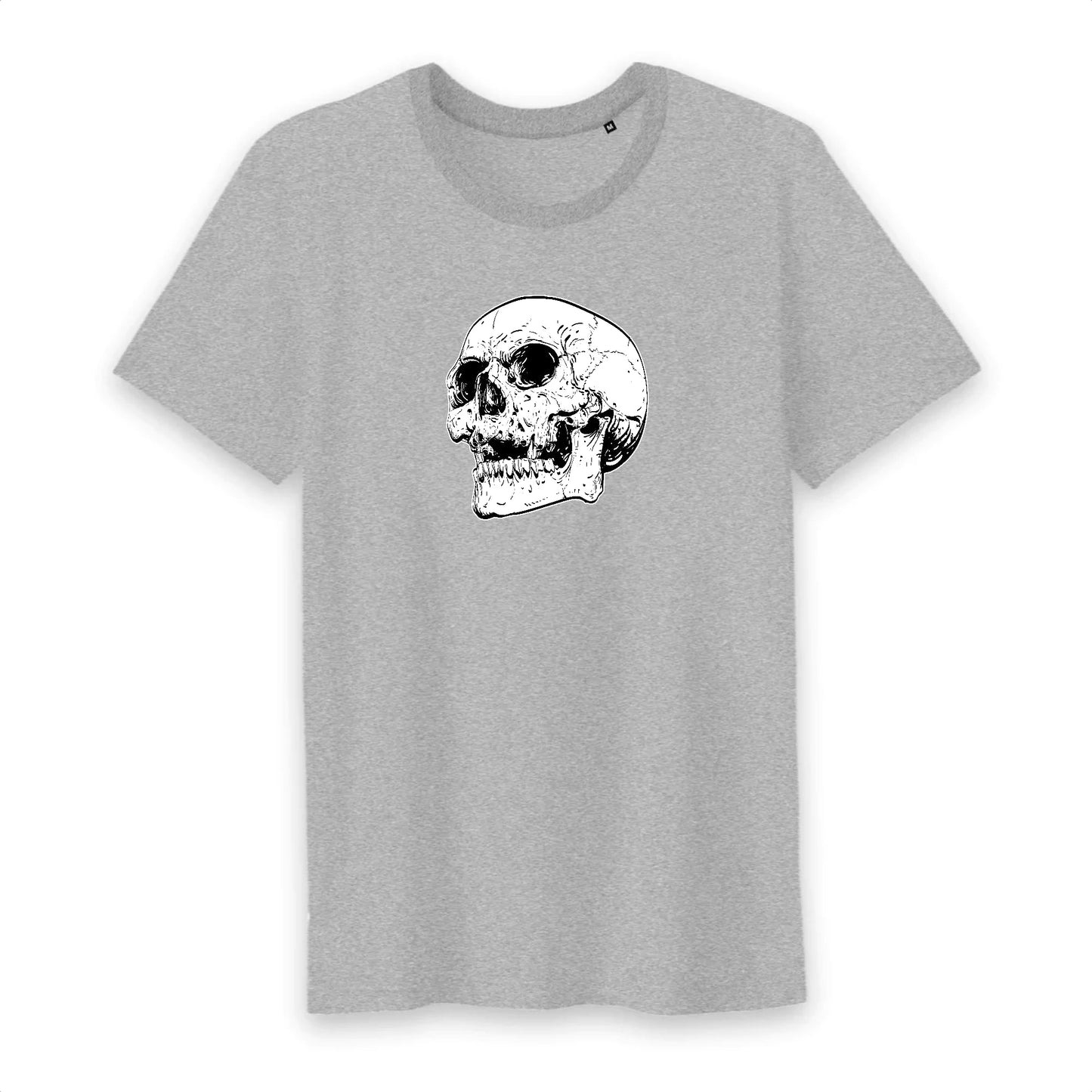 T shirt homme col rond Tête de Mort peur