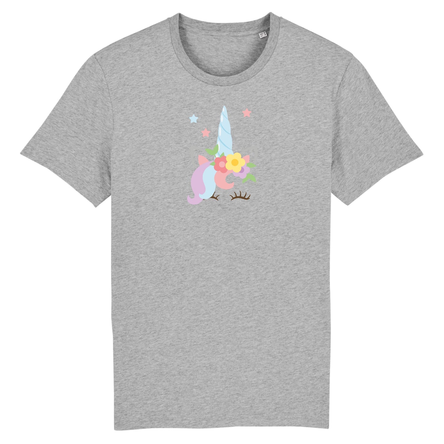 T shirt Licorne avec fleurs