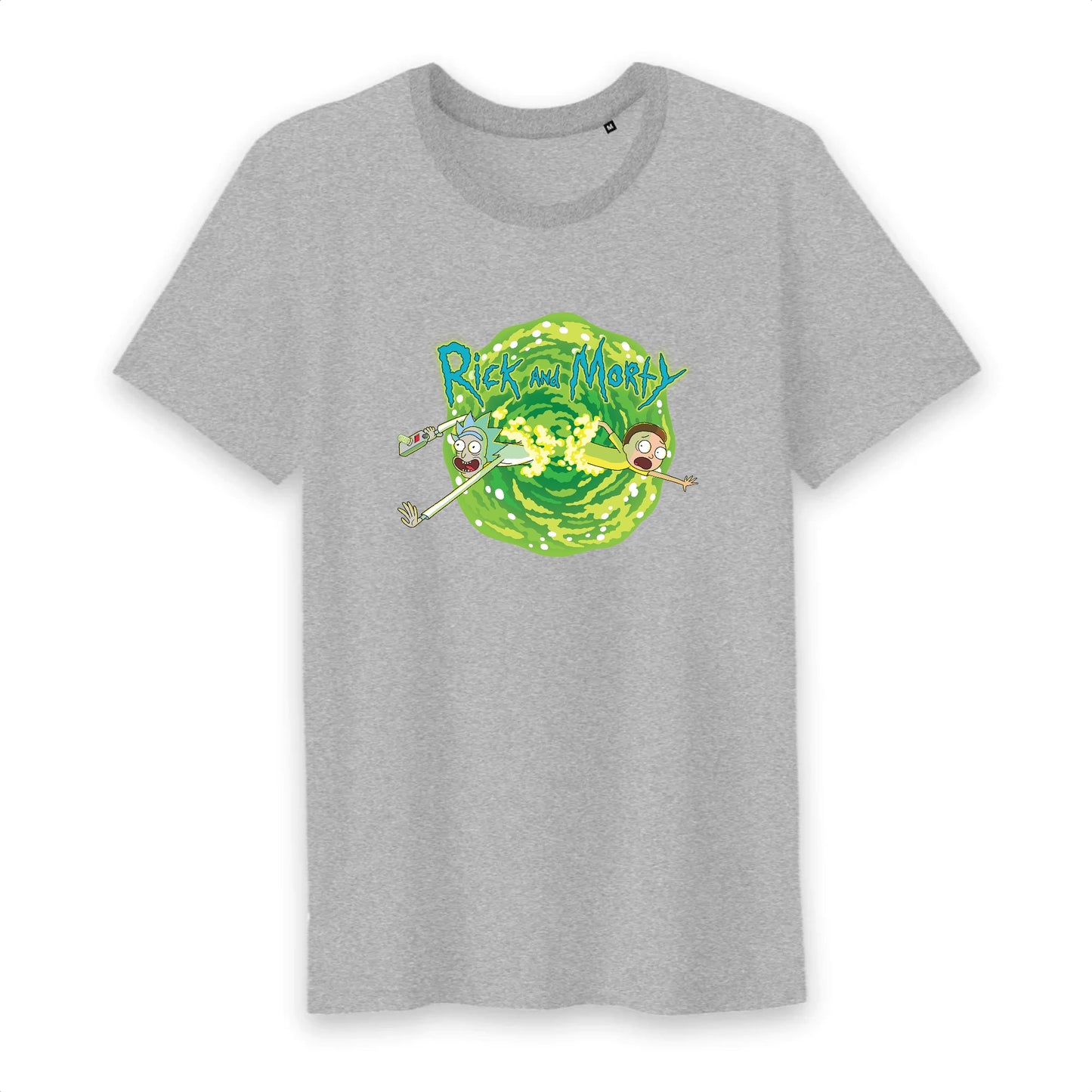 T shirt homme col rond Rick et Marty lave