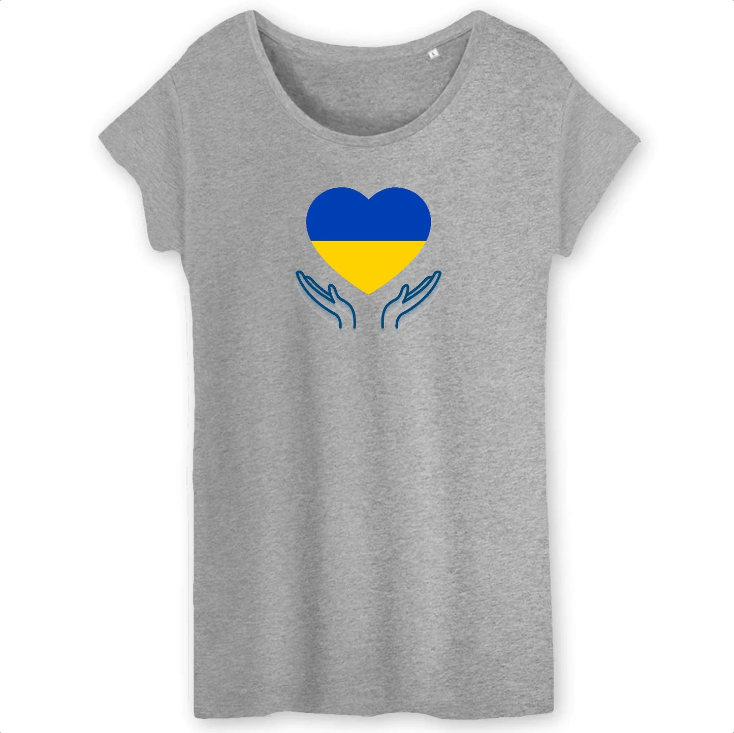 T shirt Femme Ukraine Prière pour la Paix