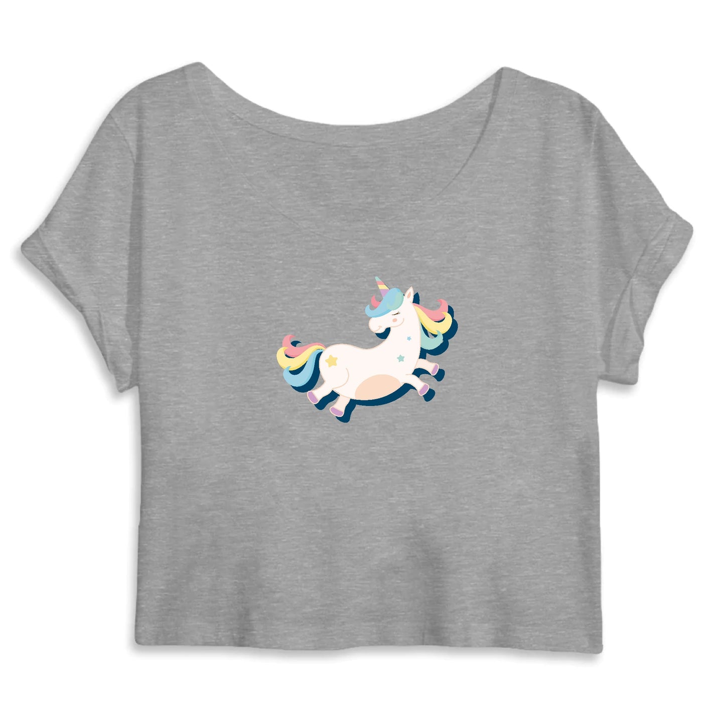 Crop Top Femme Licorne adorable