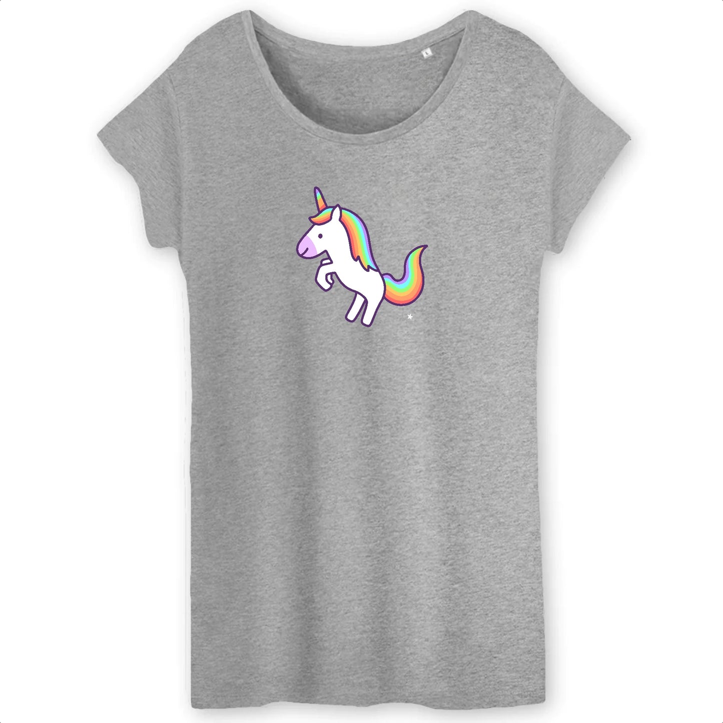 T shirt Femme Licorne blanche