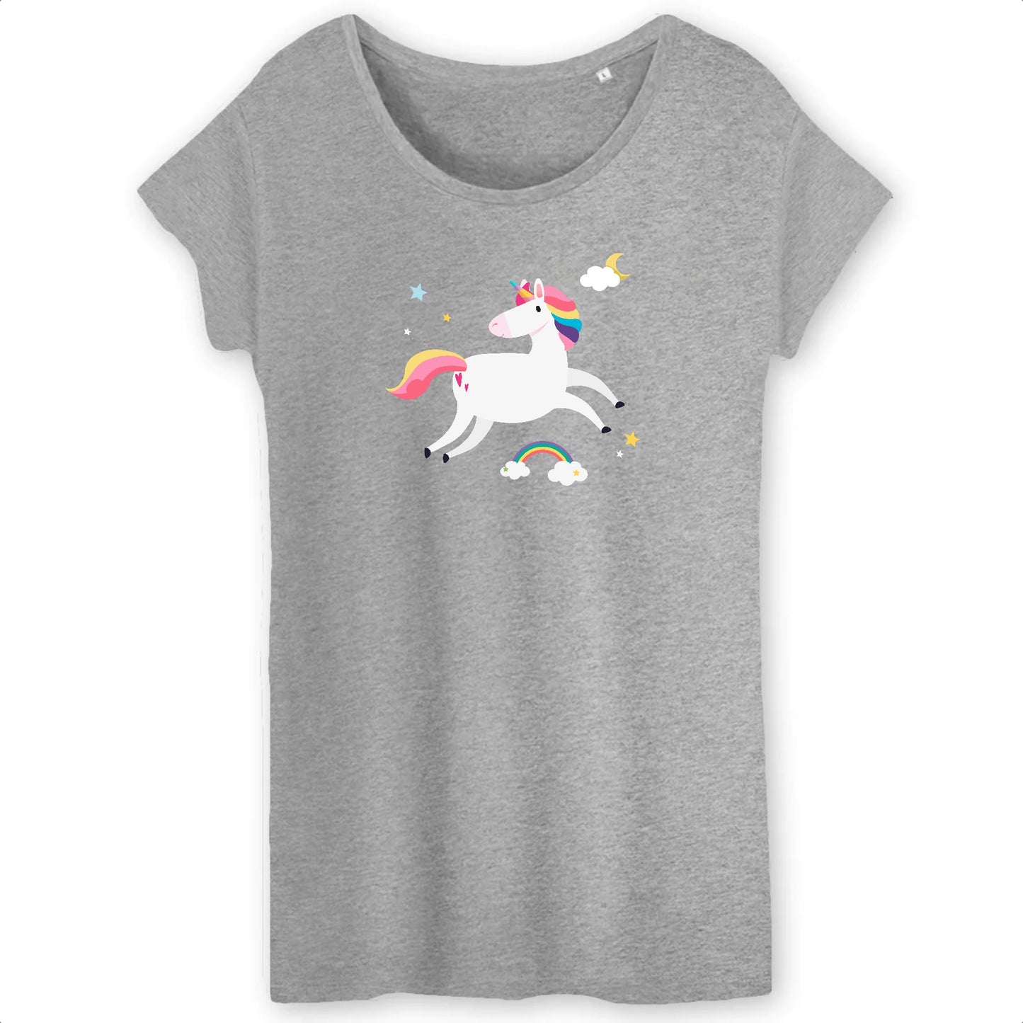 T shirt Femme Licorne sur les Nuages