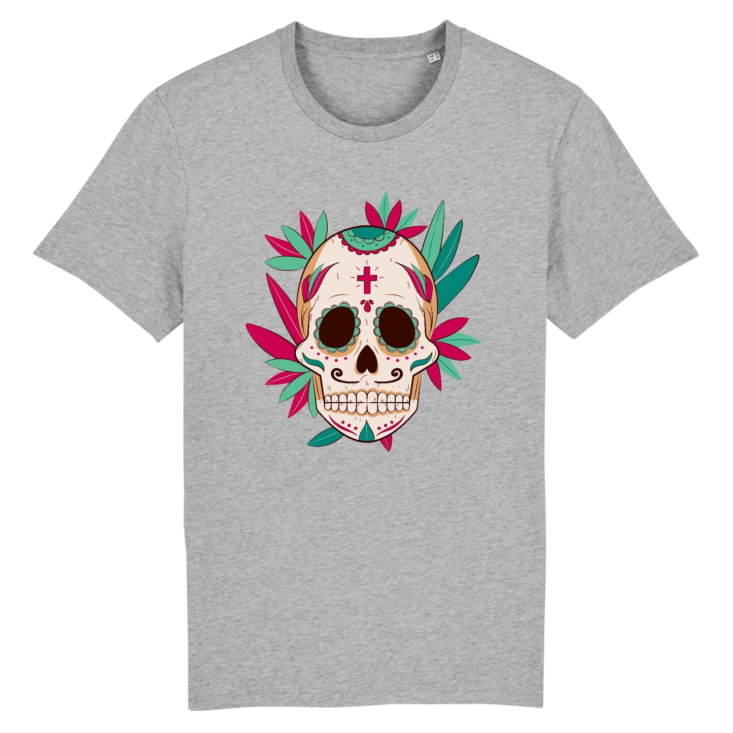 T shirt tete de mort mexicaine eglise
