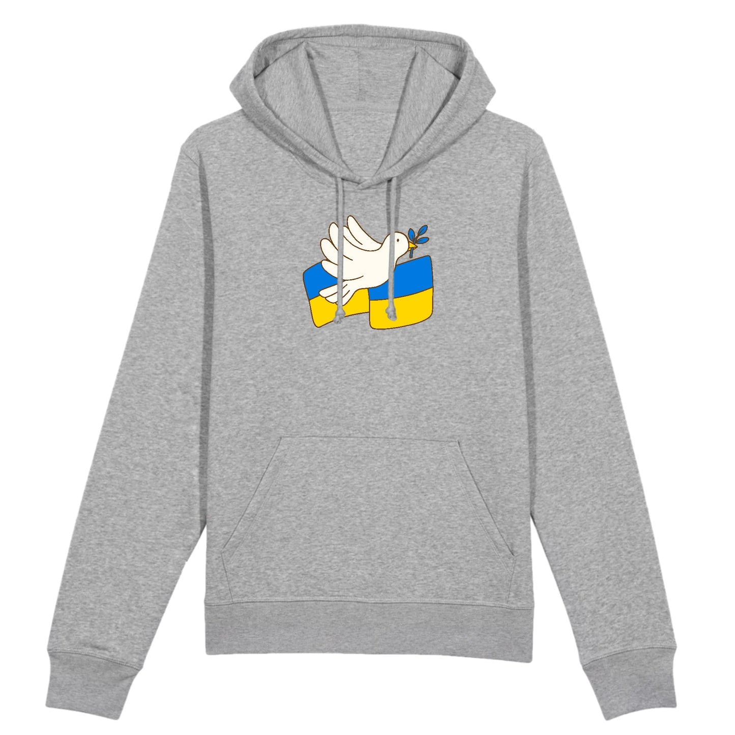 Sweat à capuche Ukraine appel à la paix