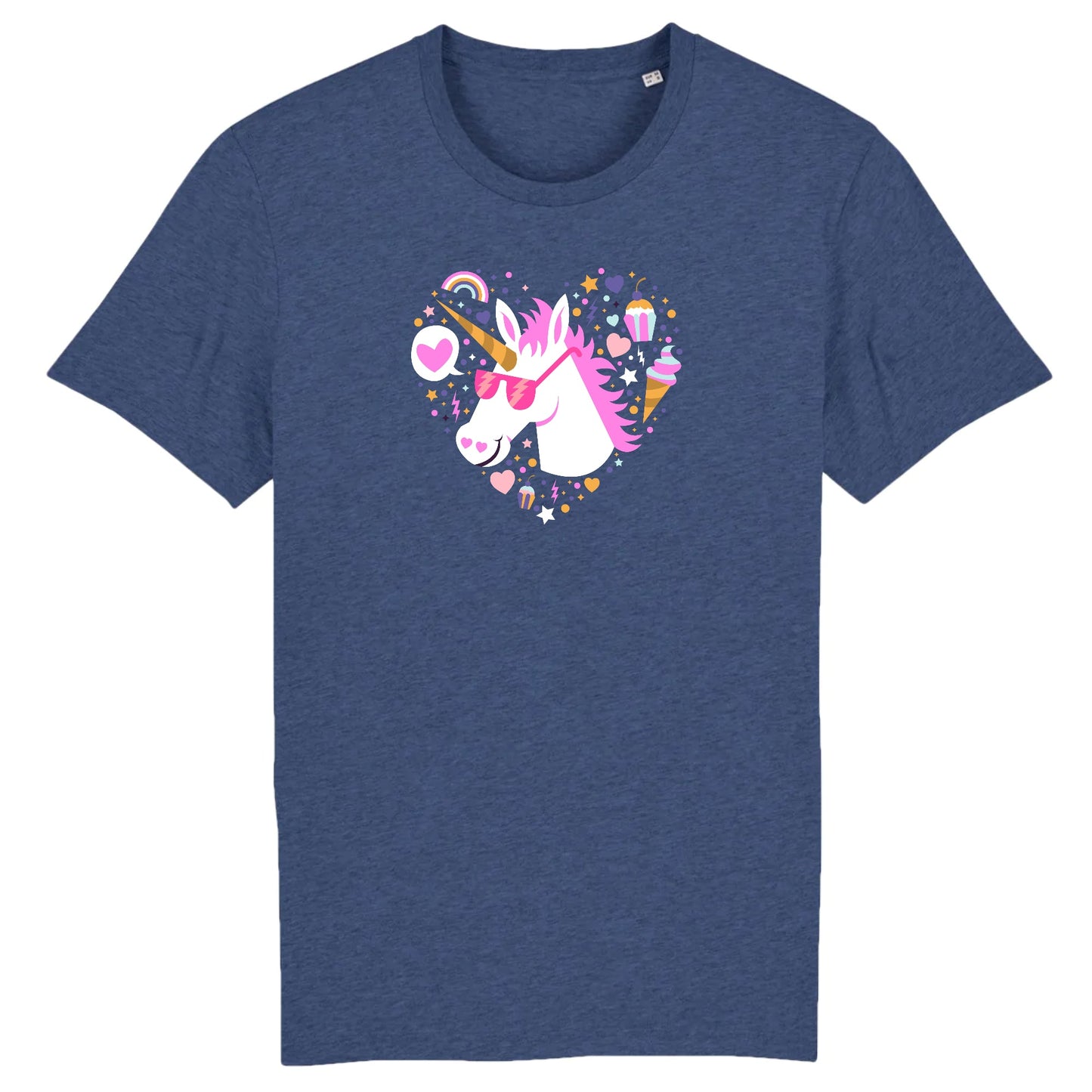 T shirt Licorne avec lunettes