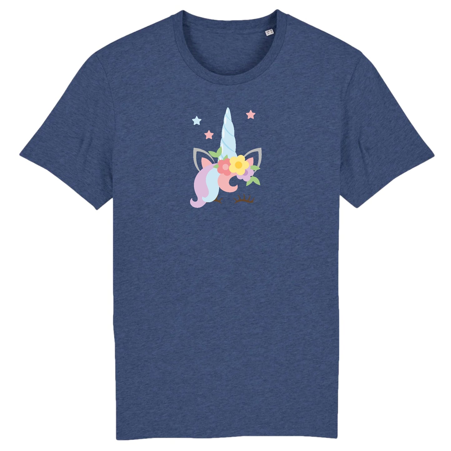 T shirt Licorne avec fleurs