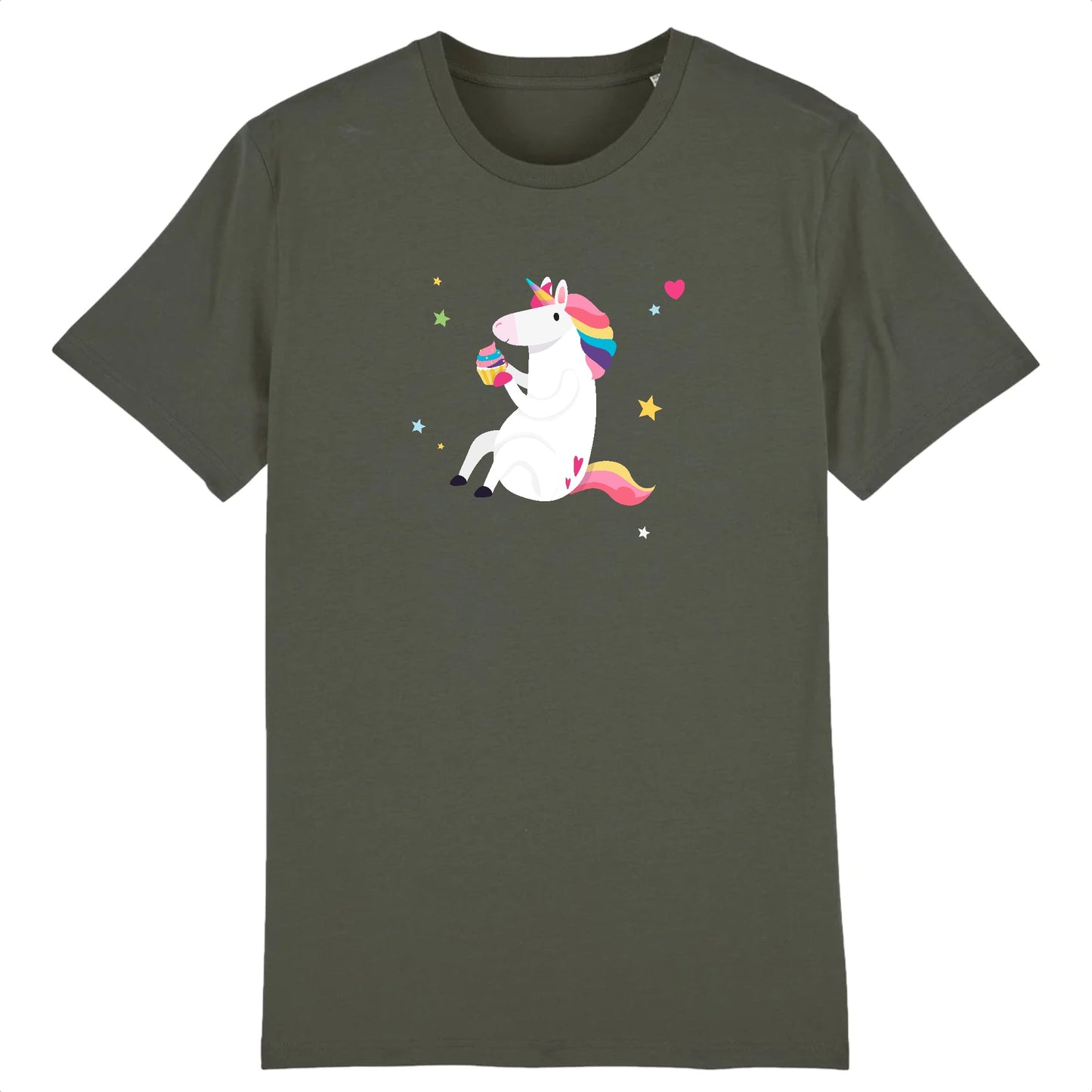 T shirt Licorne avec cupcake