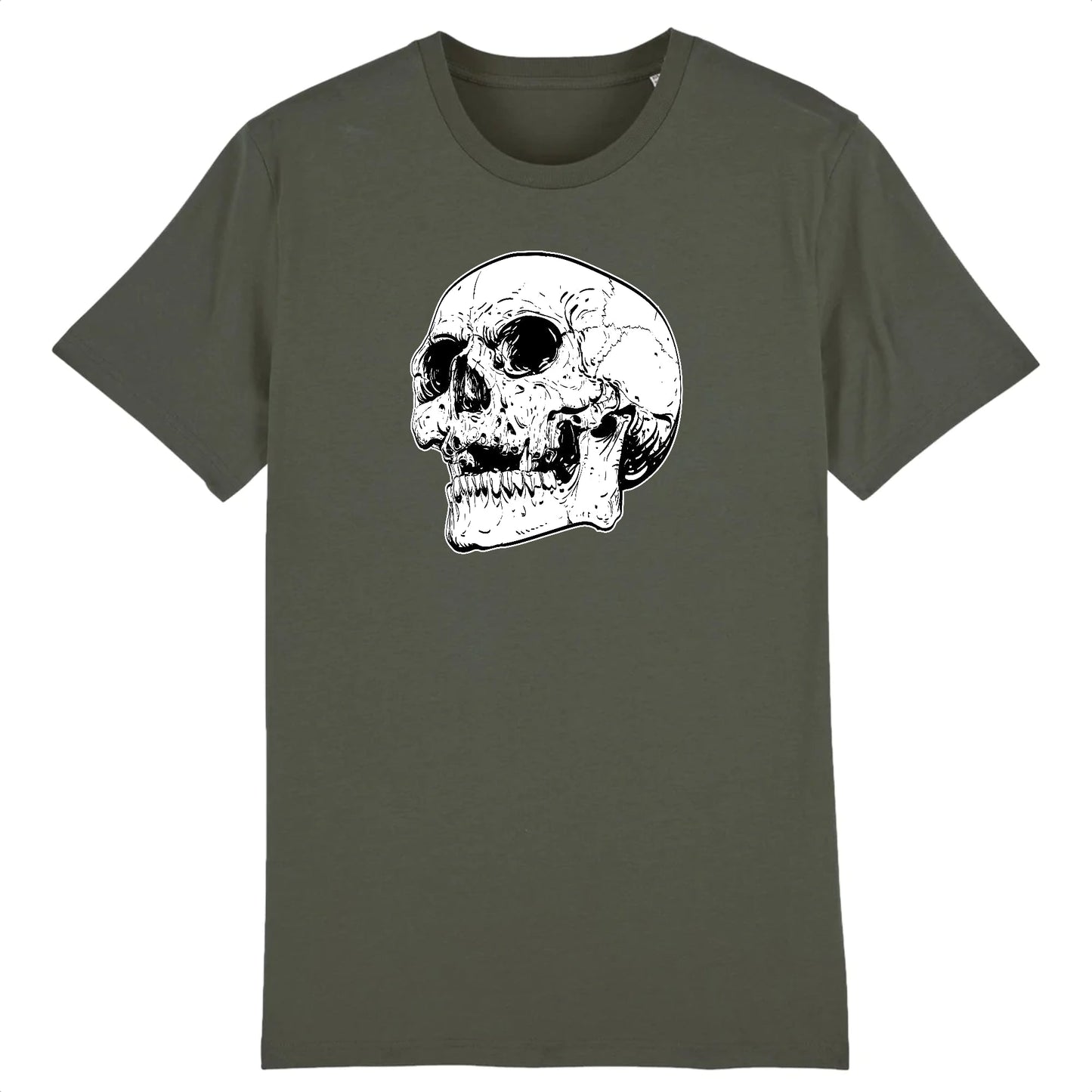 T shirt tête de mort peur