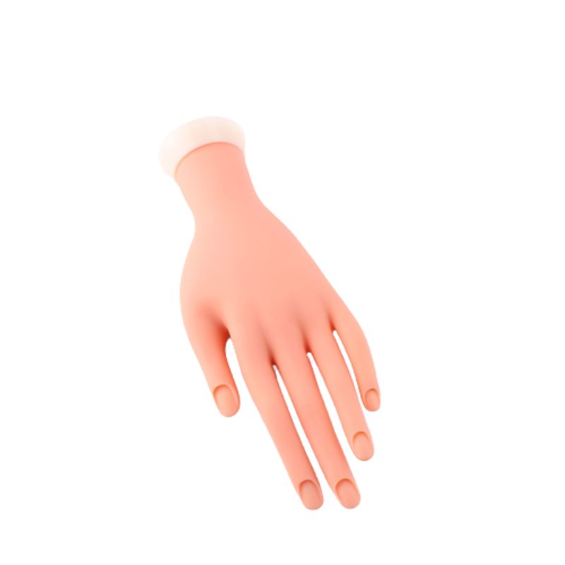 Main en silicone ongle