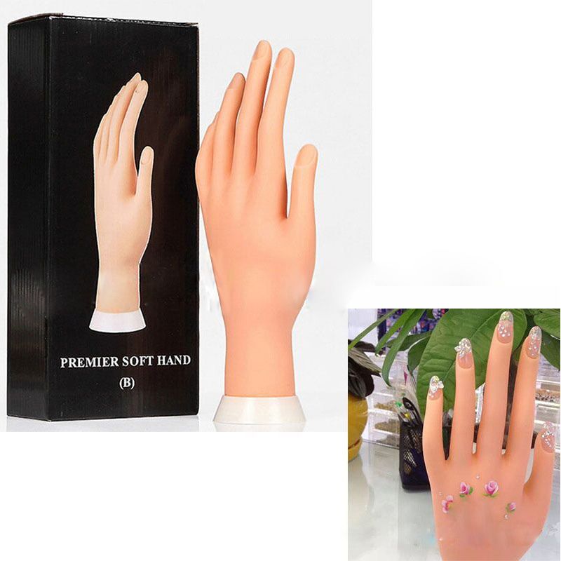 Main en silicone ongle