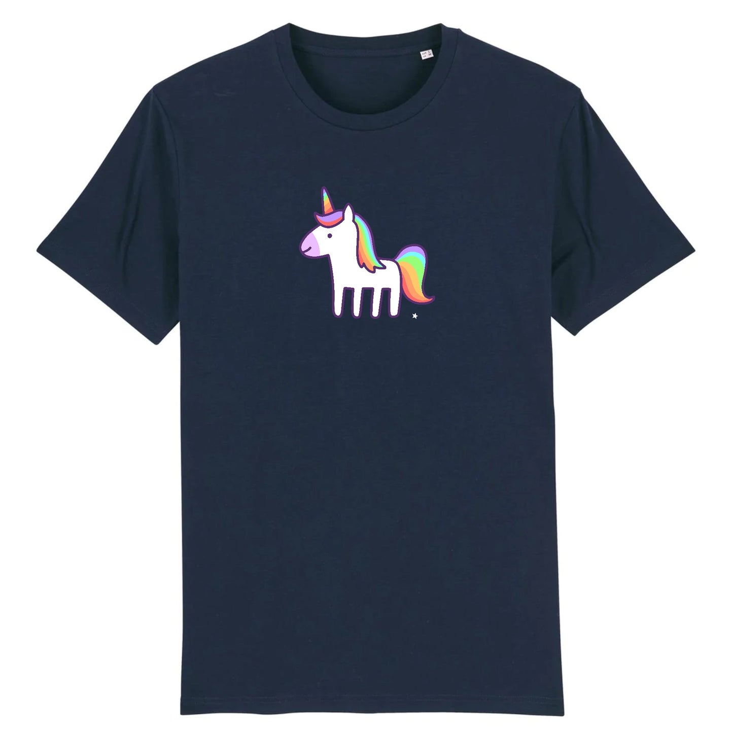 T shirt Unisex Licorne Arc en ciel