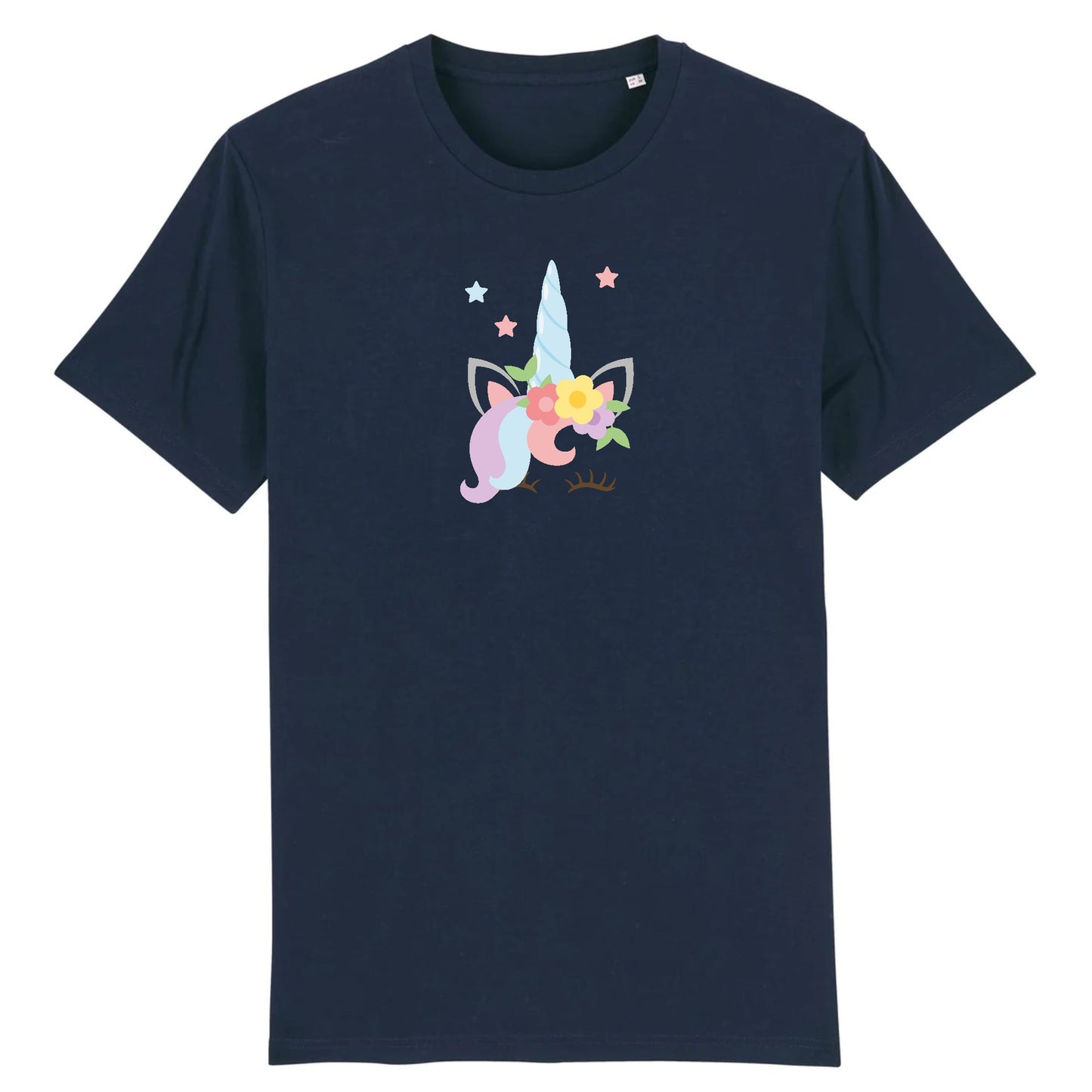 T shirt Licorne avec fleurs