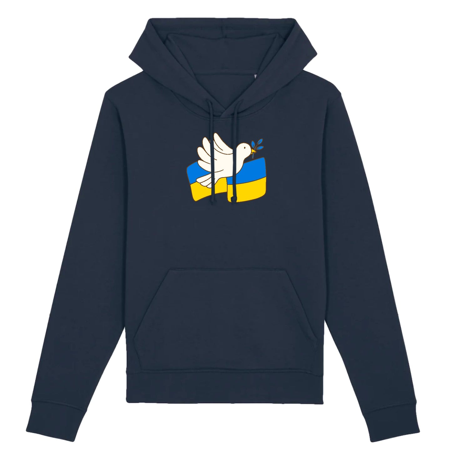 Sweat à capuche Ukraine appel à la paix