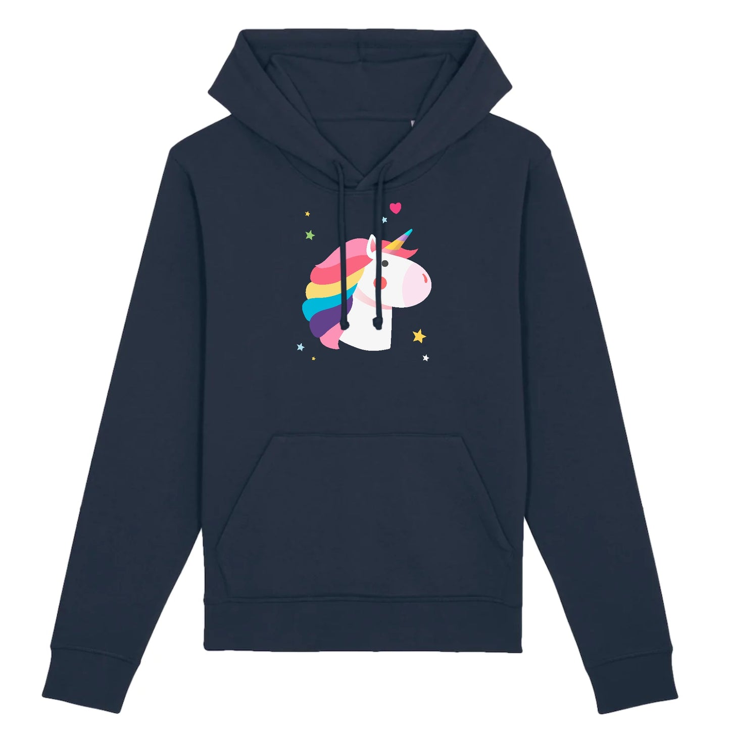 Sweat à capuche Tête de licorne