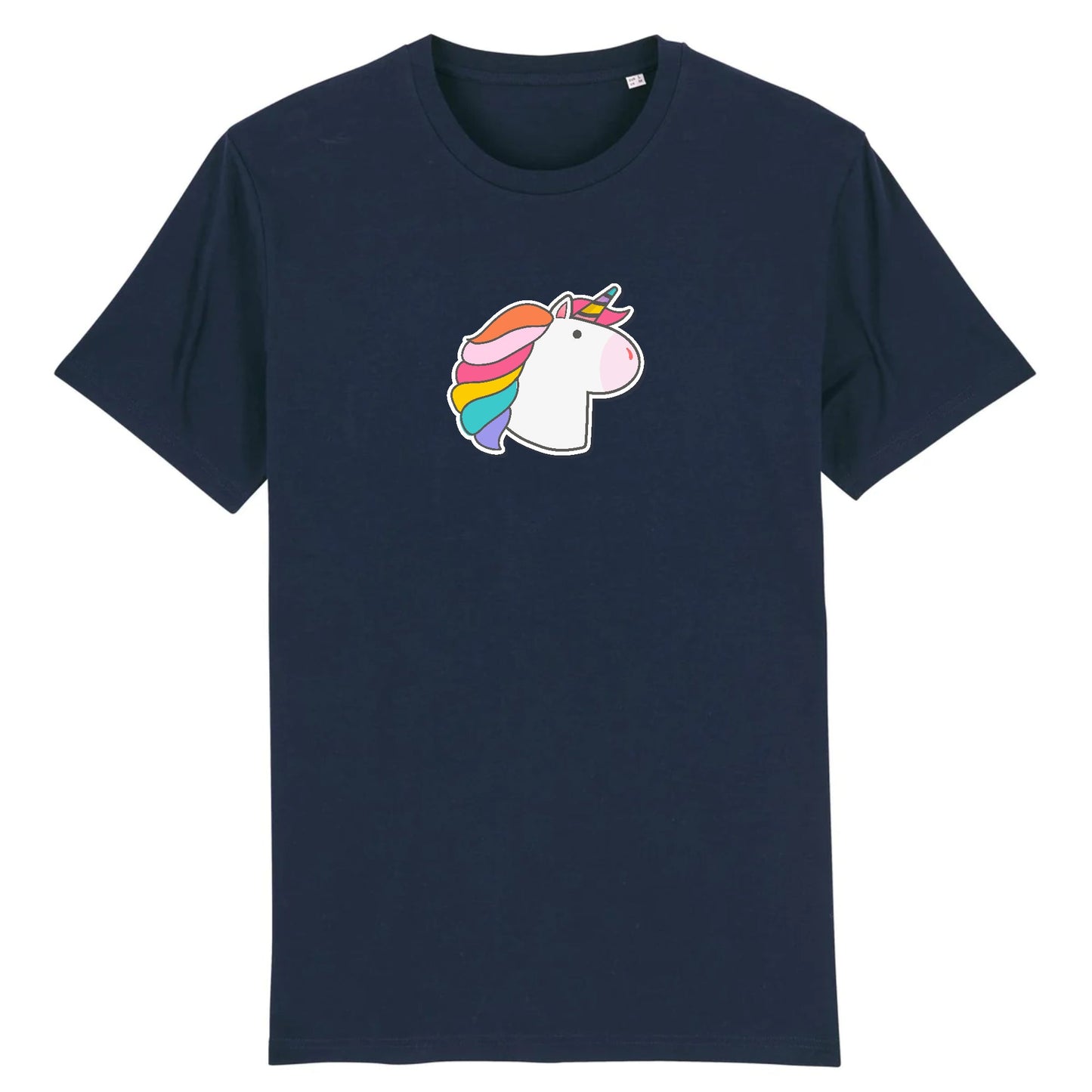 T shirt Unisex Licorne visage