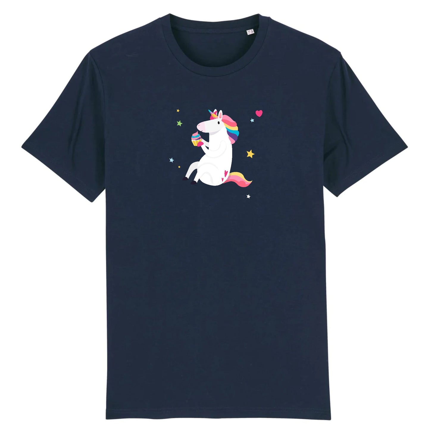 T shirt Unisex Licorne avec cupcake