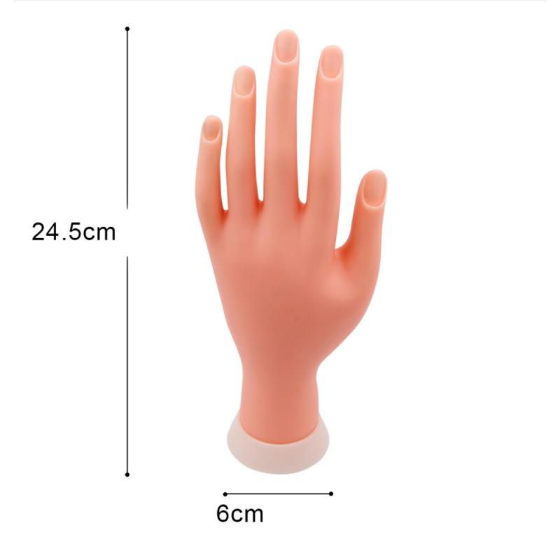 Main en silicone ongle