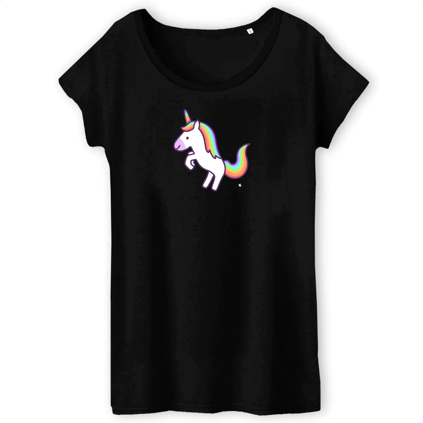 T shirt Femme Licorne blanche