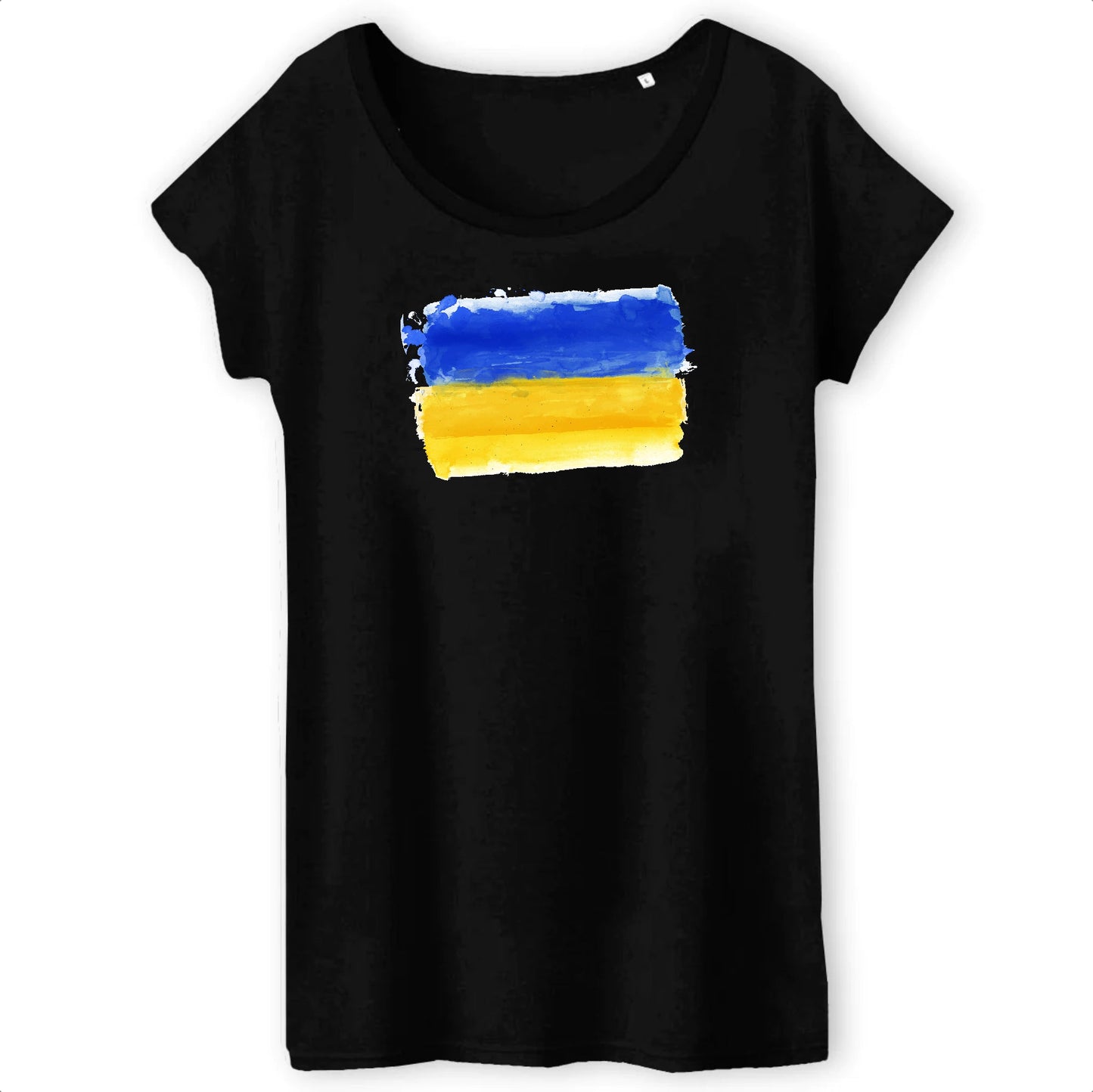 T shirt Femme Ukraine Drapeau