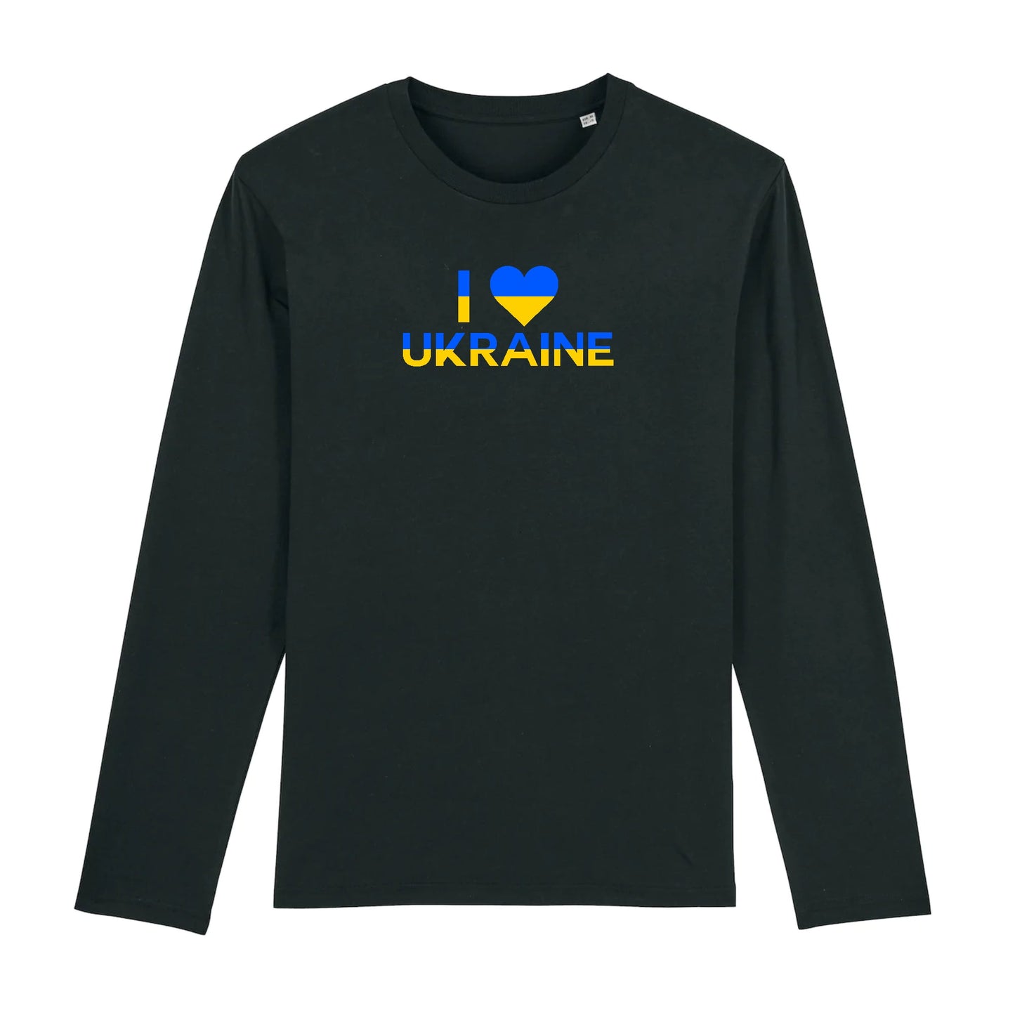 T shirt Manches longues Homme J'aime l'Ukraine