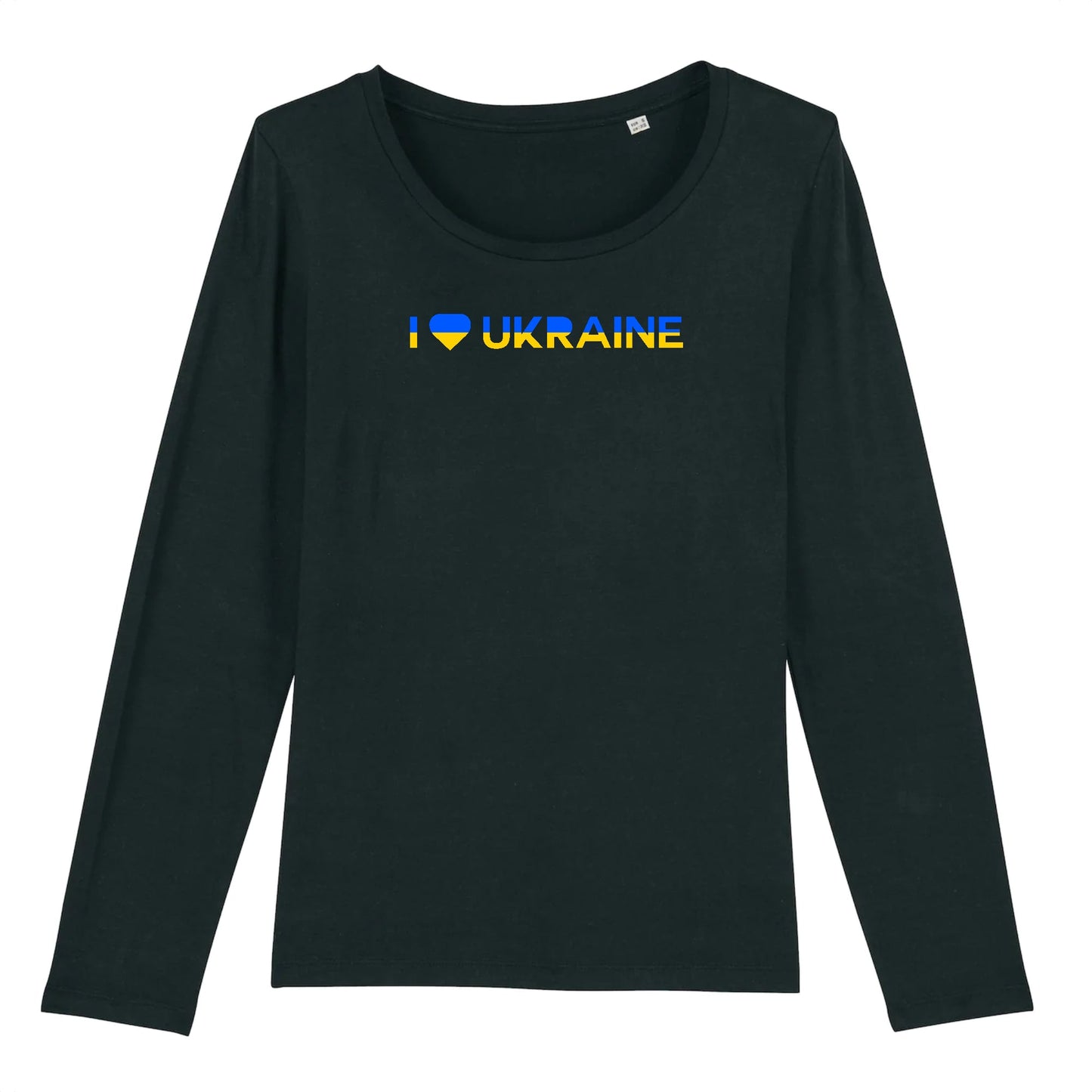 T shirt Manches longues Femme I Love Ukraine