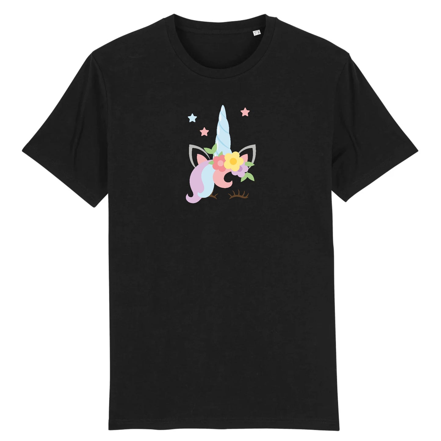 T shirt Licorne avec fleurs