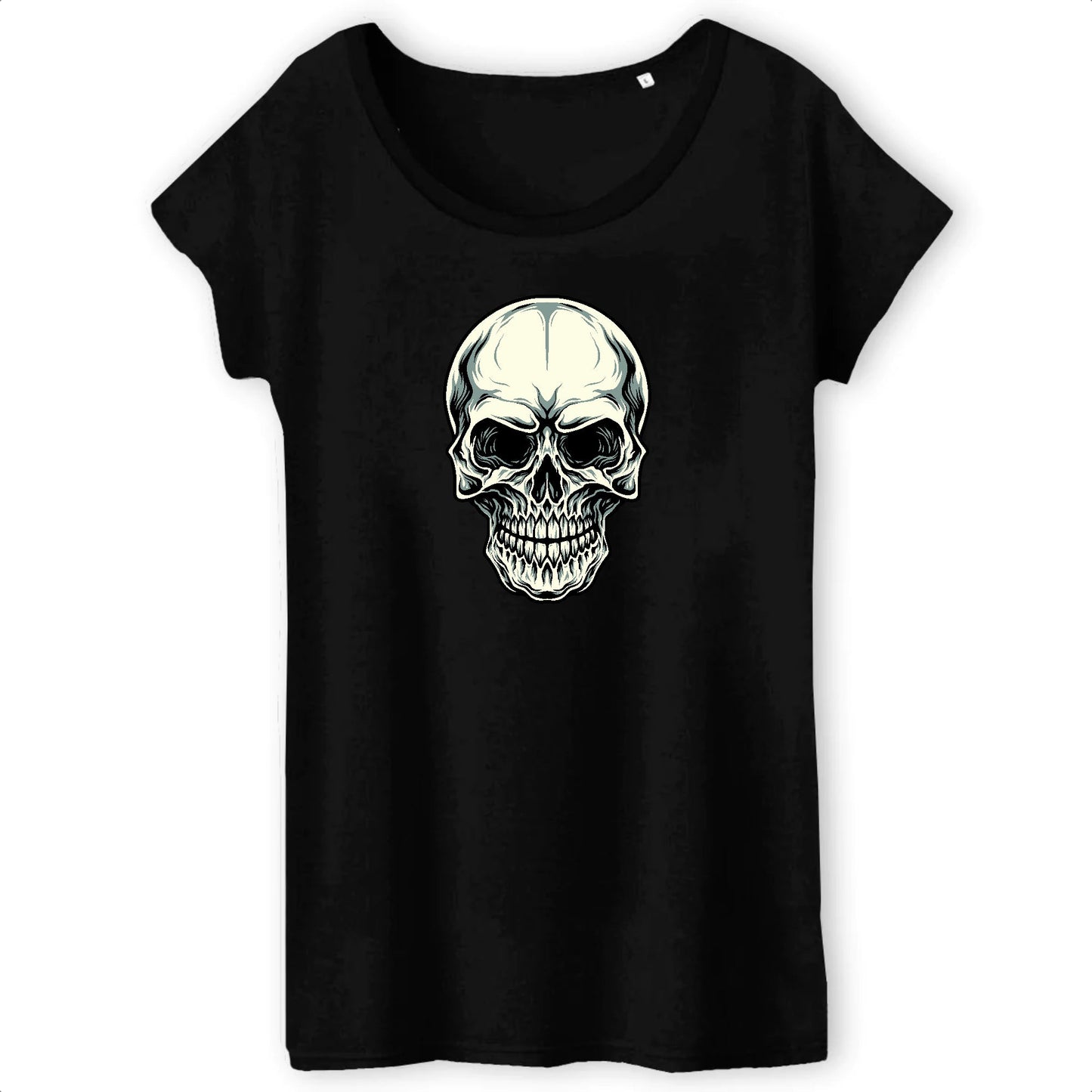 T shirt Femme Tête de Mort horreur