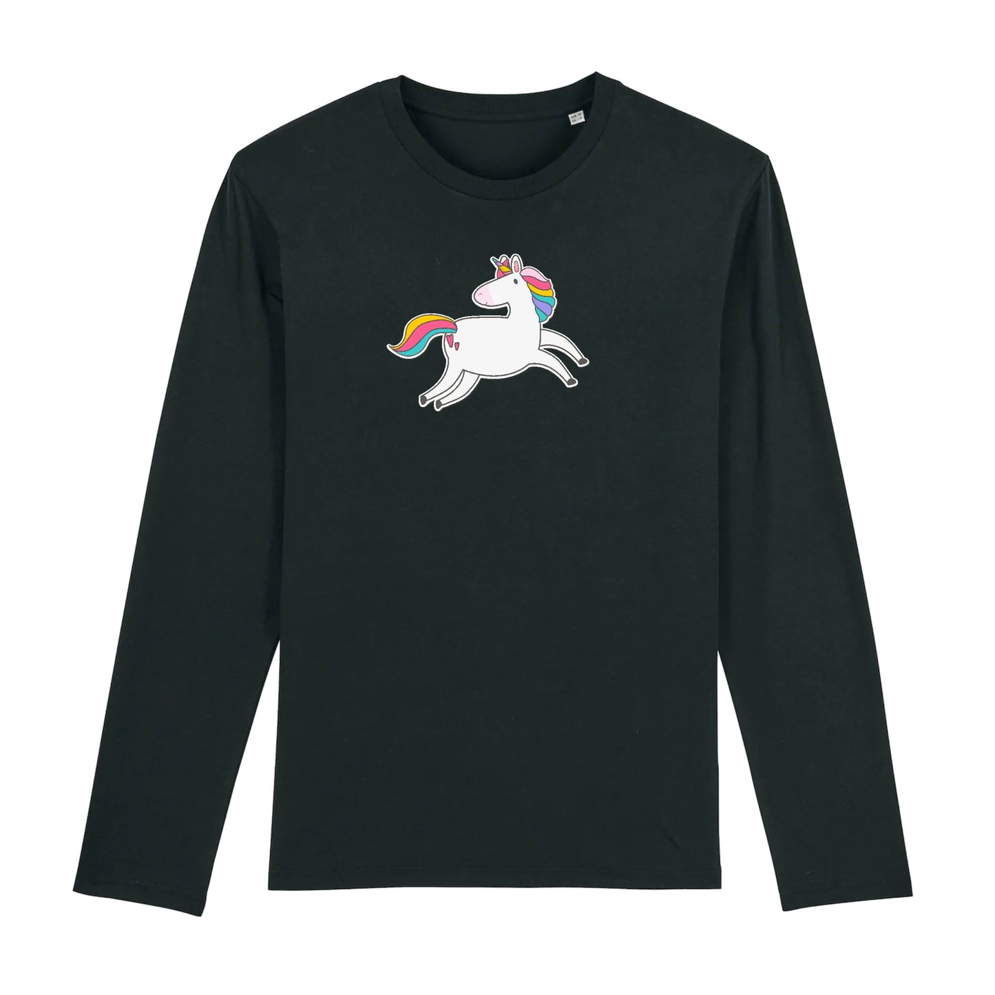 T shirt Manches longues Homme Licorne mignonne