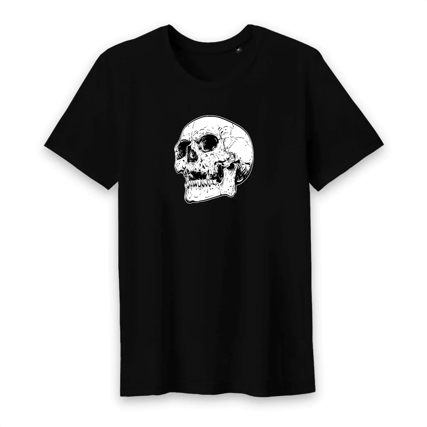 T shirt homme col rond Tête de Mort peur