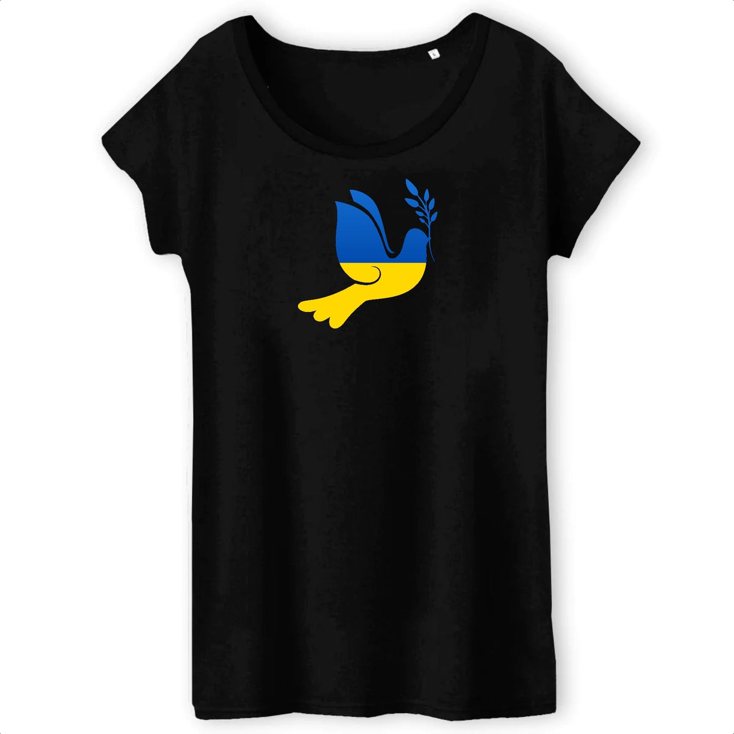 T shirt Femme Ukraine Colombe de la Paix