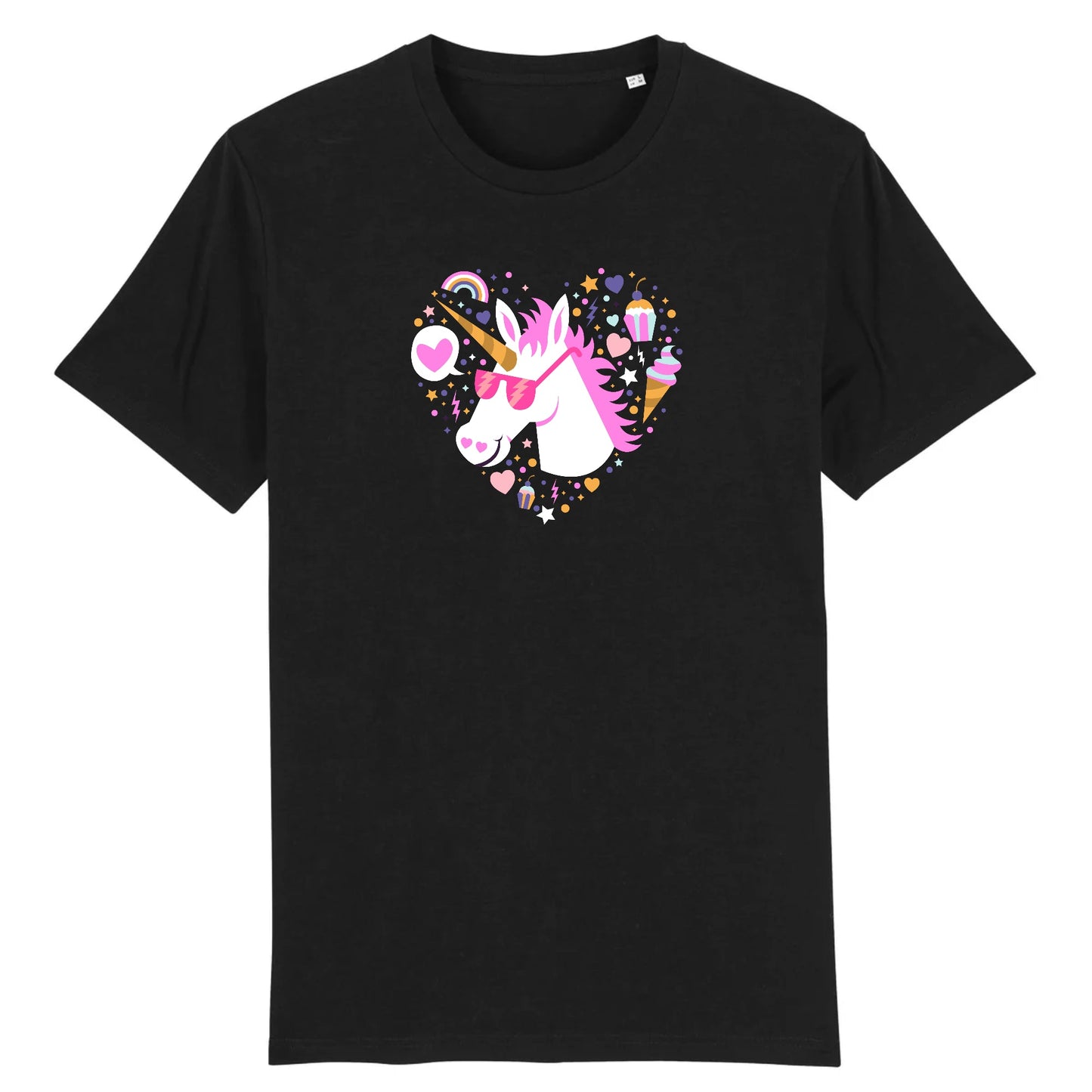 T shirt Licorne avec lunettes