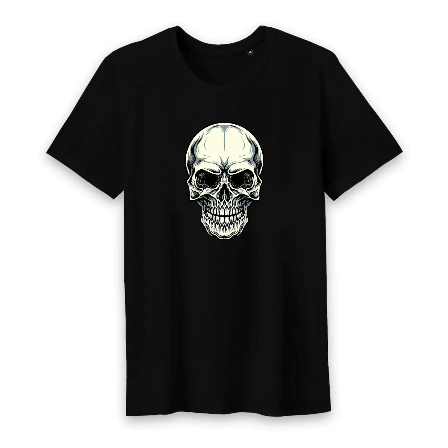 T shirt homme col rond Tête de Mort horreur