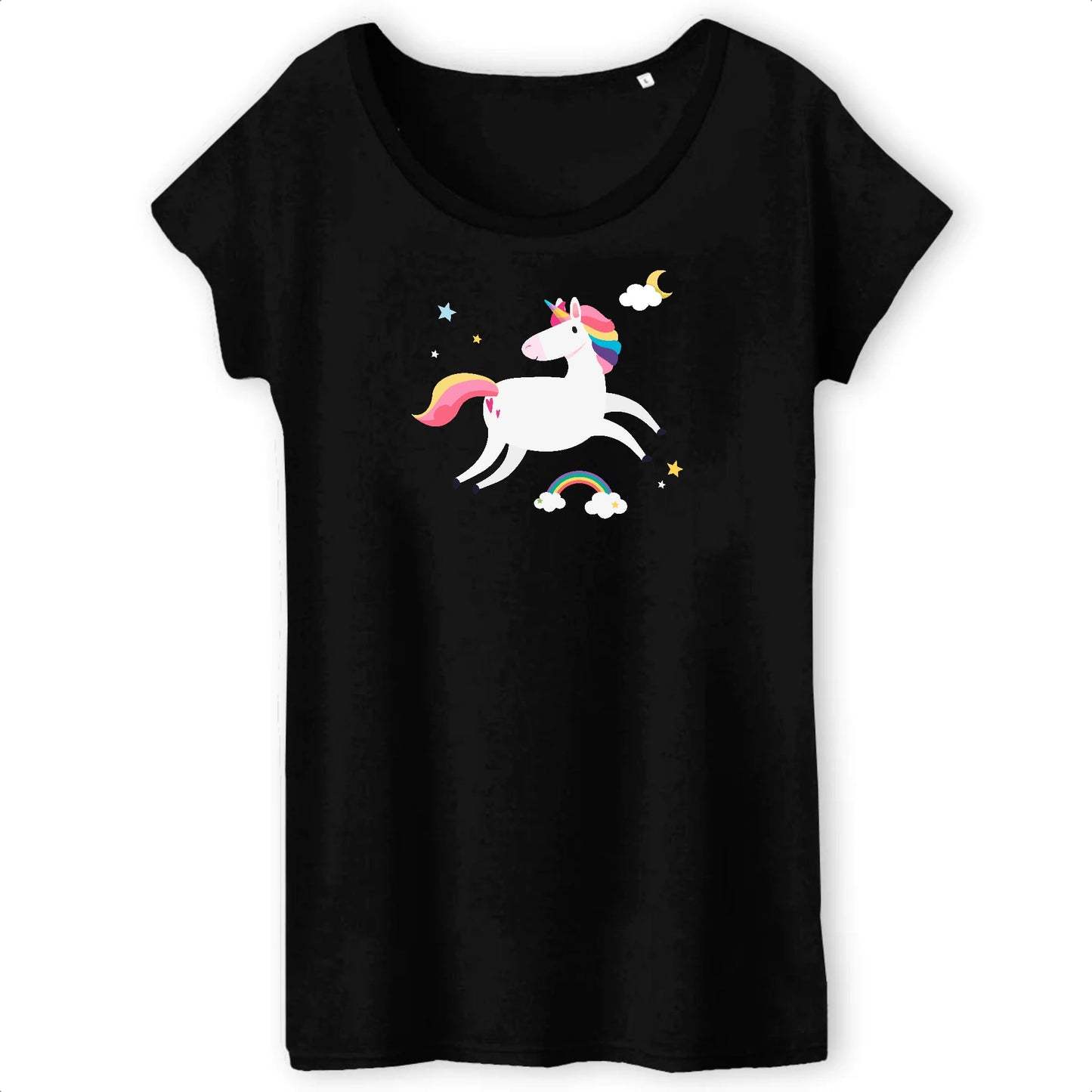 T shirt Femme Licorne sur les Nuages