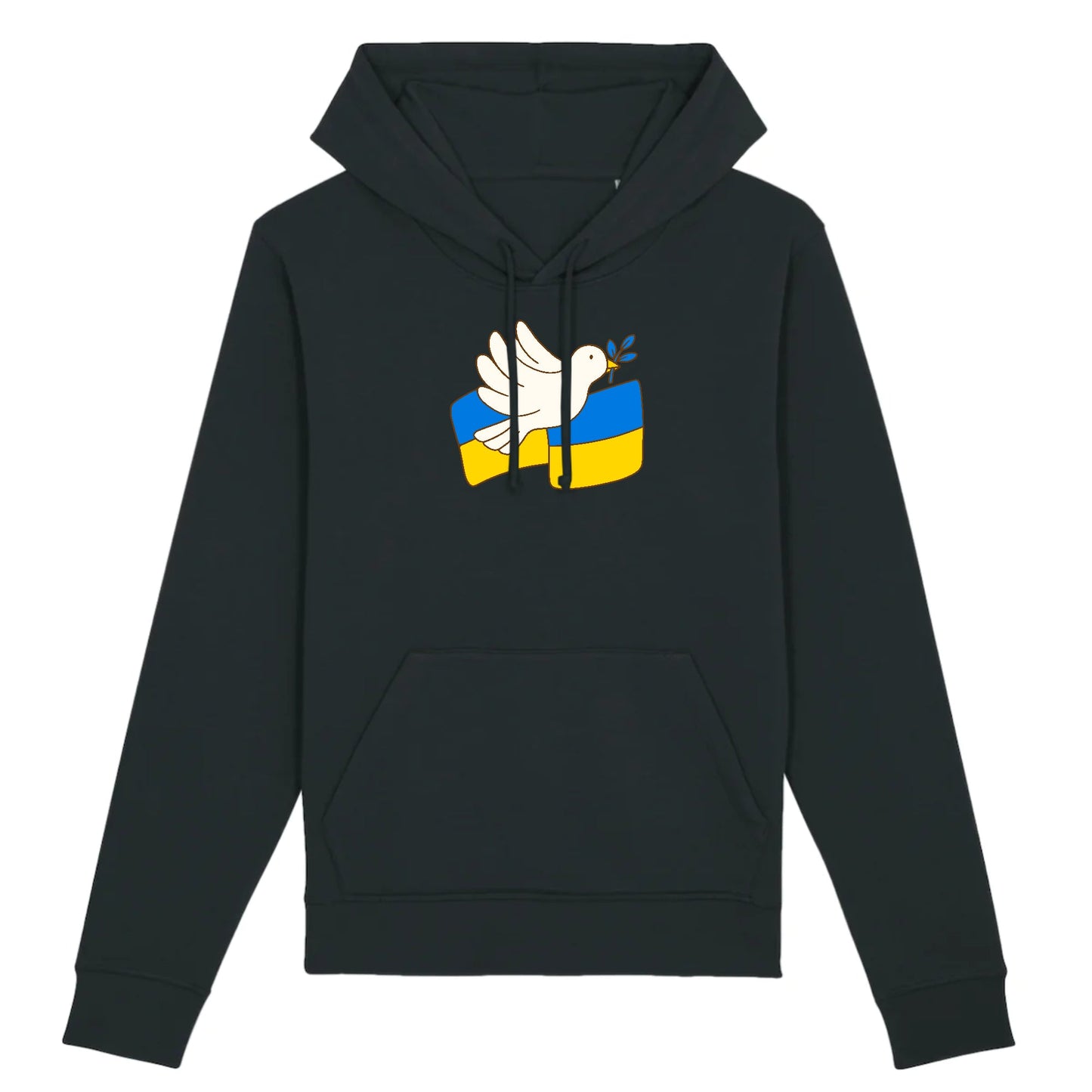 Sweat à capuche Ukraine appel à la paix