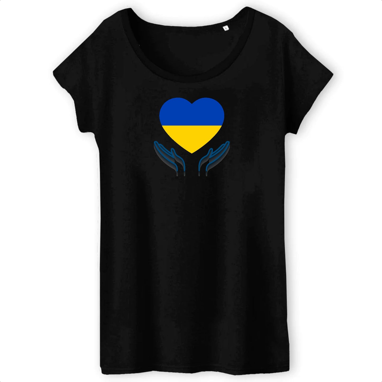 T shirt Femme Ukraine Prière pour la Paix