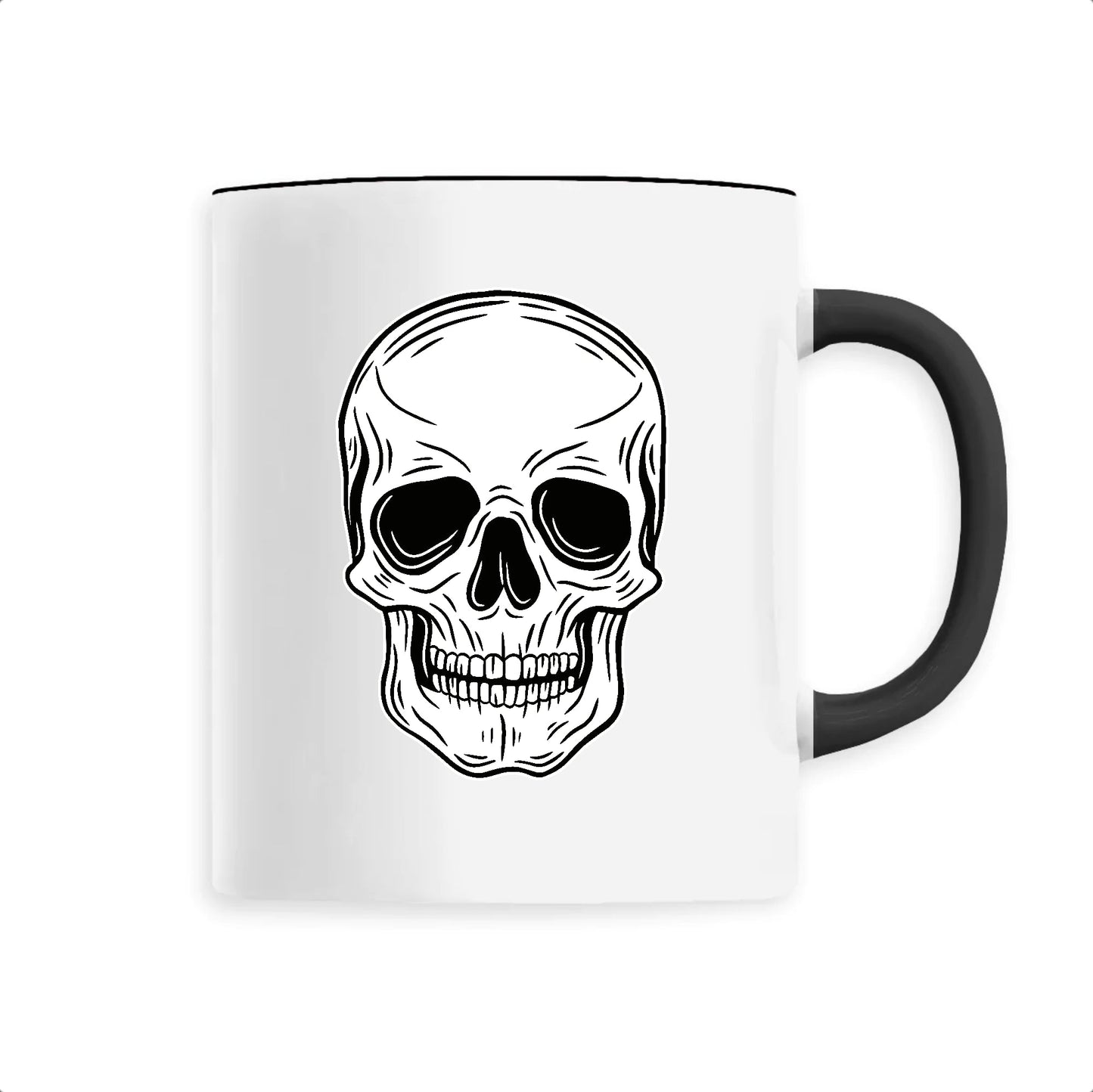 Mug Tête de Mort Blanche